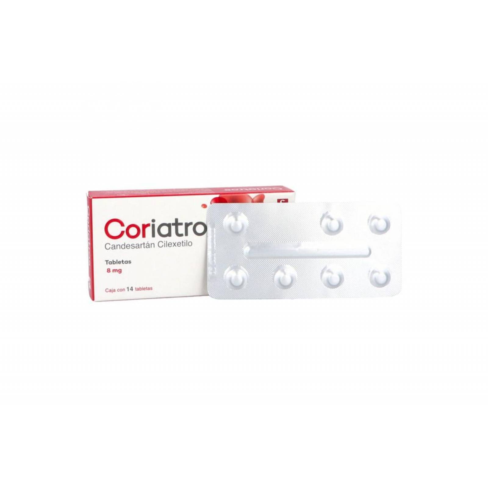 Coriatros 8 mg Caja Con 14 Tabletas 