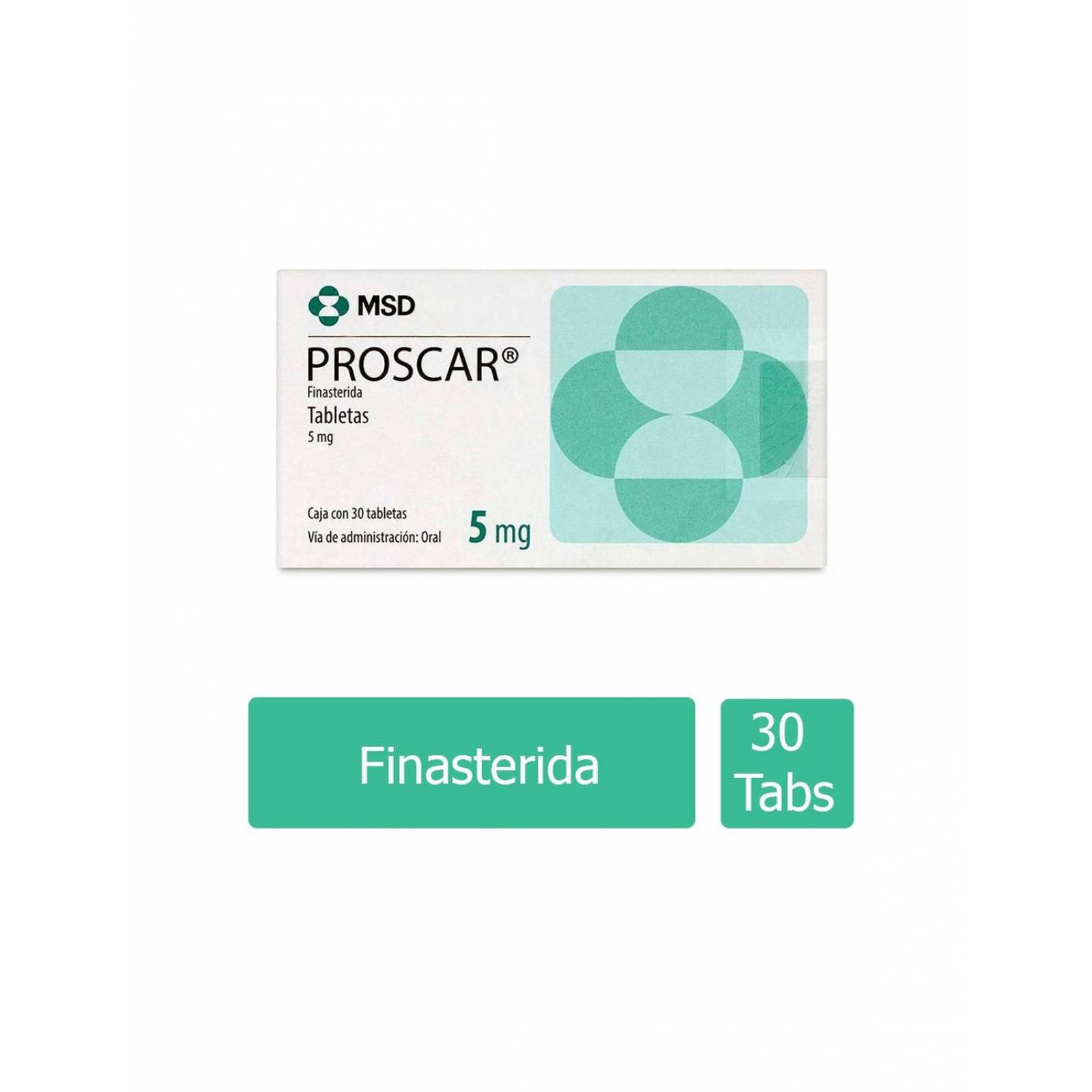 Proscar 5 mg Caja Con 30 Tabletas 