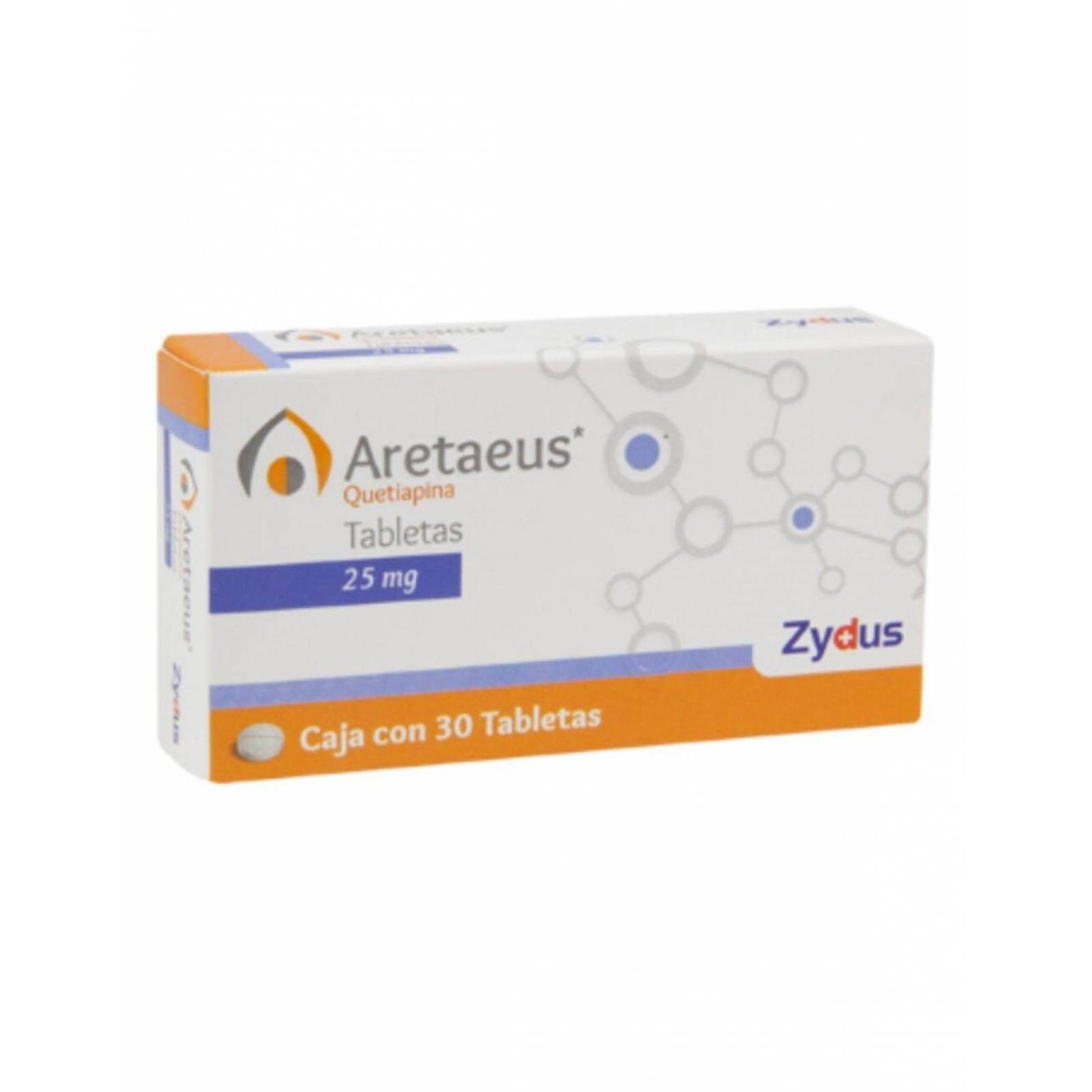 Aretaeus 25 mg Caja Con 30 Tabletas 