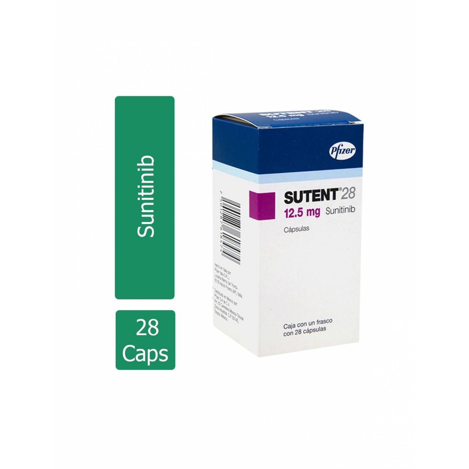 Sutent 28 12.5 mg Caja Con 28 Cápsulas 