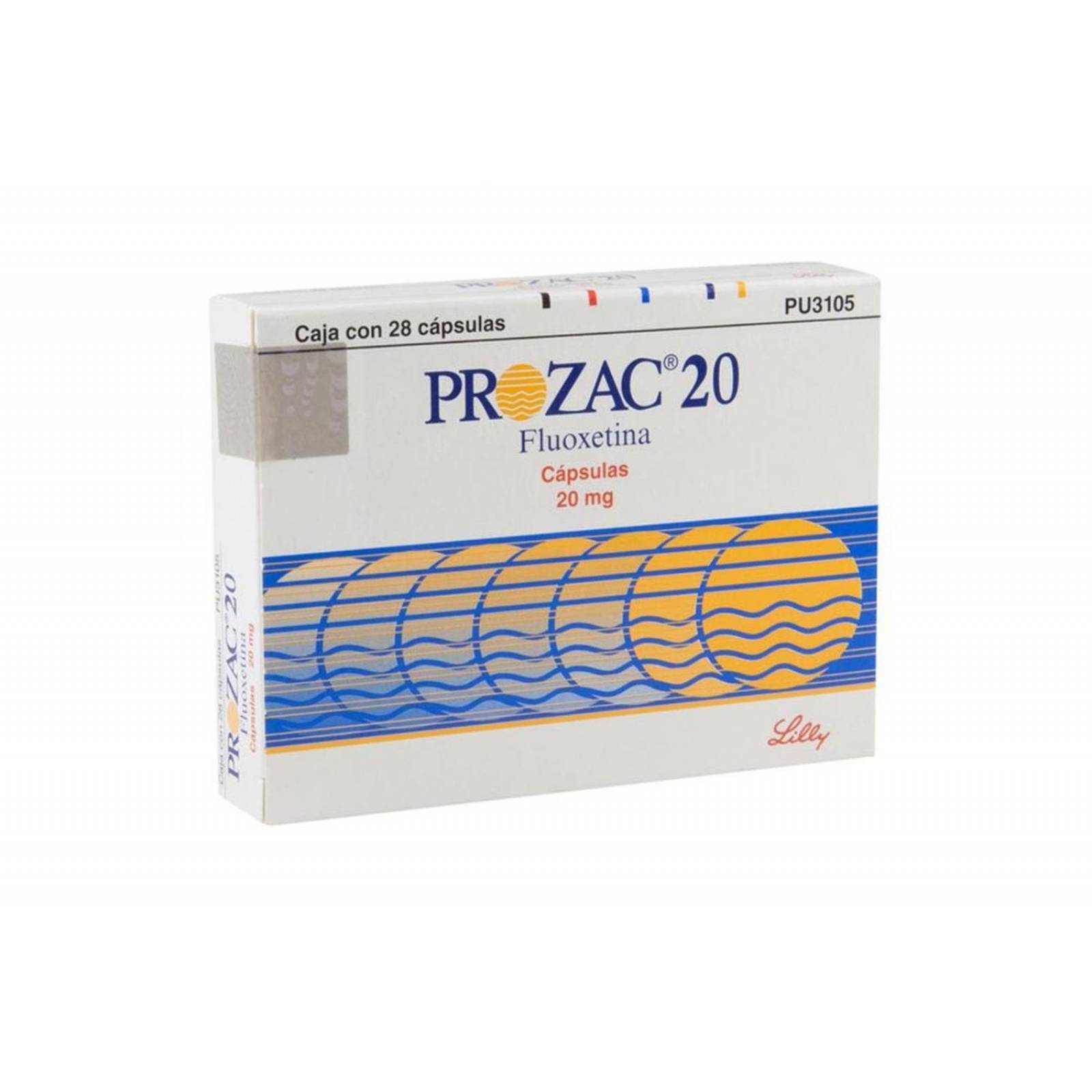 Prozac 20 mg Caja con 28 Cápsulas 