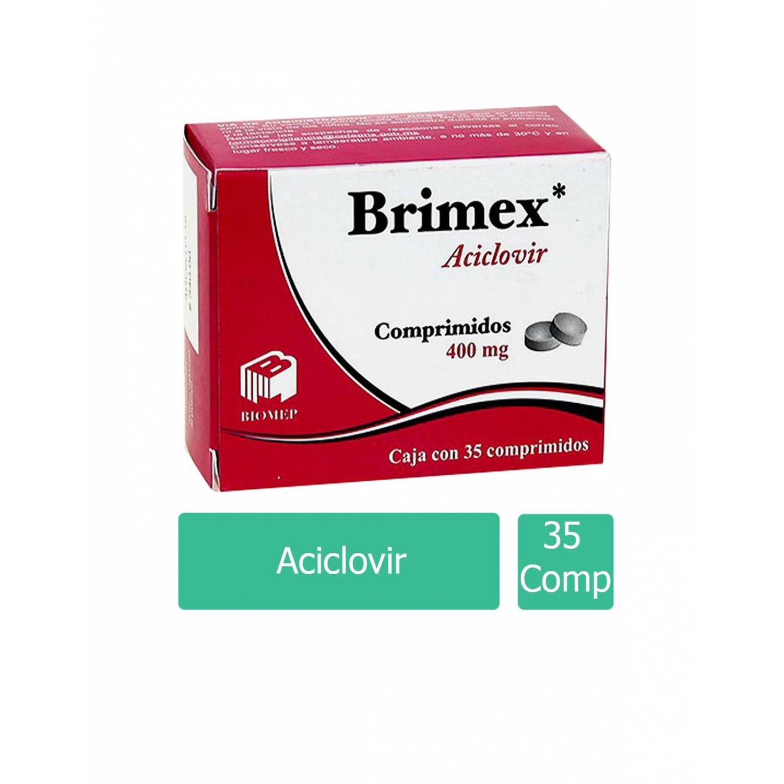 Brimex 400 mg Caja Con 35 Tabletas 