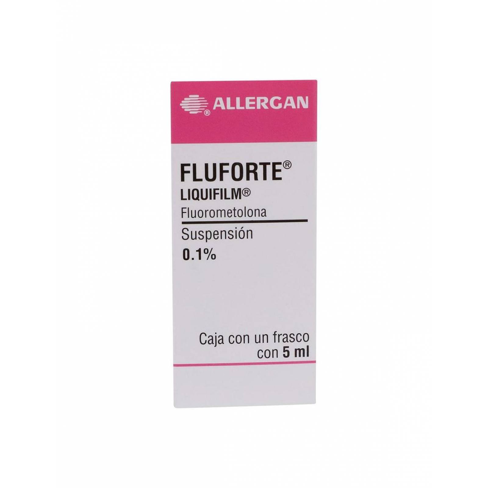 Flurorte Liquifilm Suspensión 0.1% Caja Con Frasco Con 5 mL 