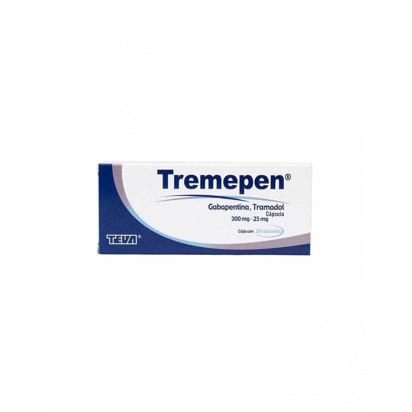 Tremepen 300 mg/25 mg Caja Con 20 Cápsulas 