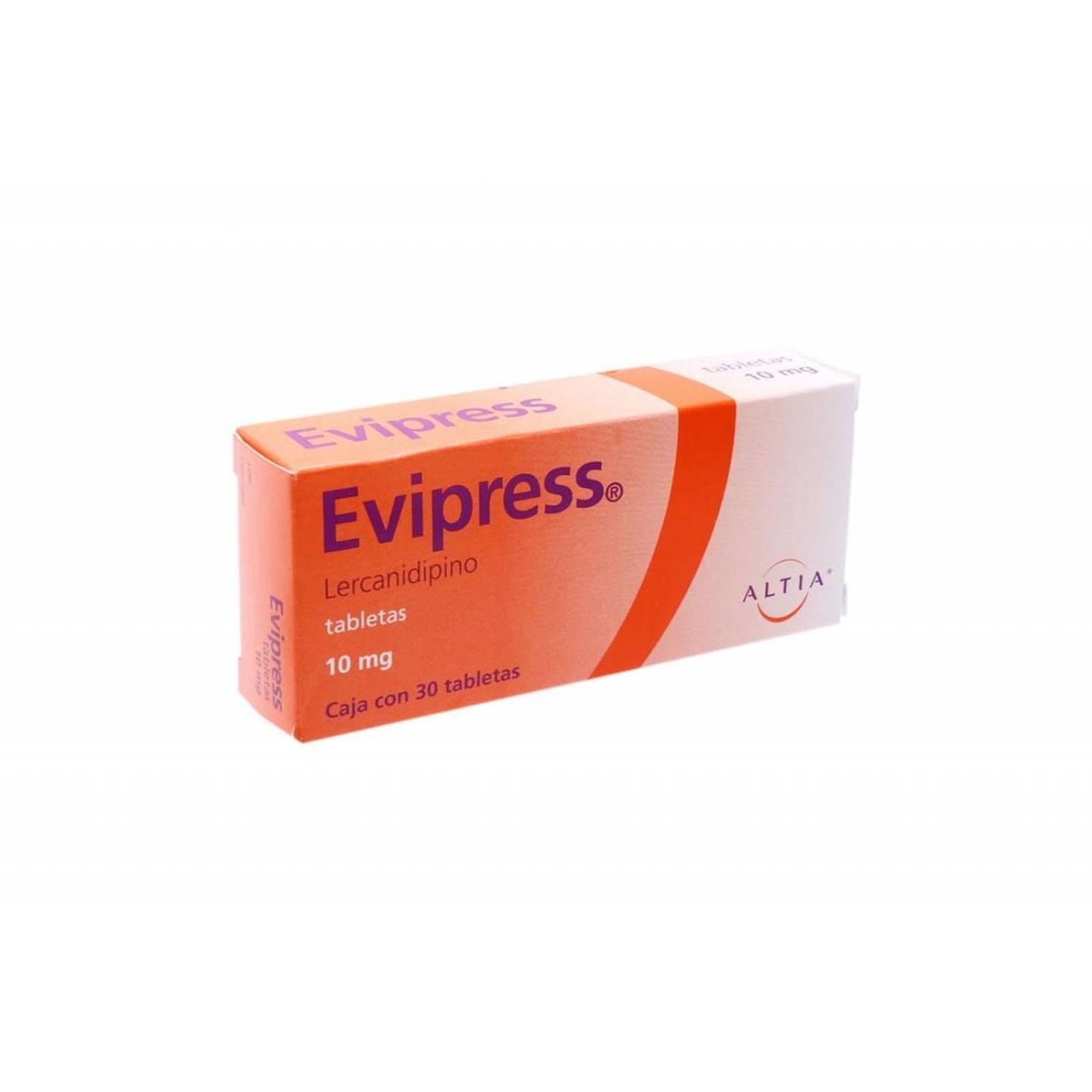 Evipress 10 mg Caja Con 30 Tabletas 