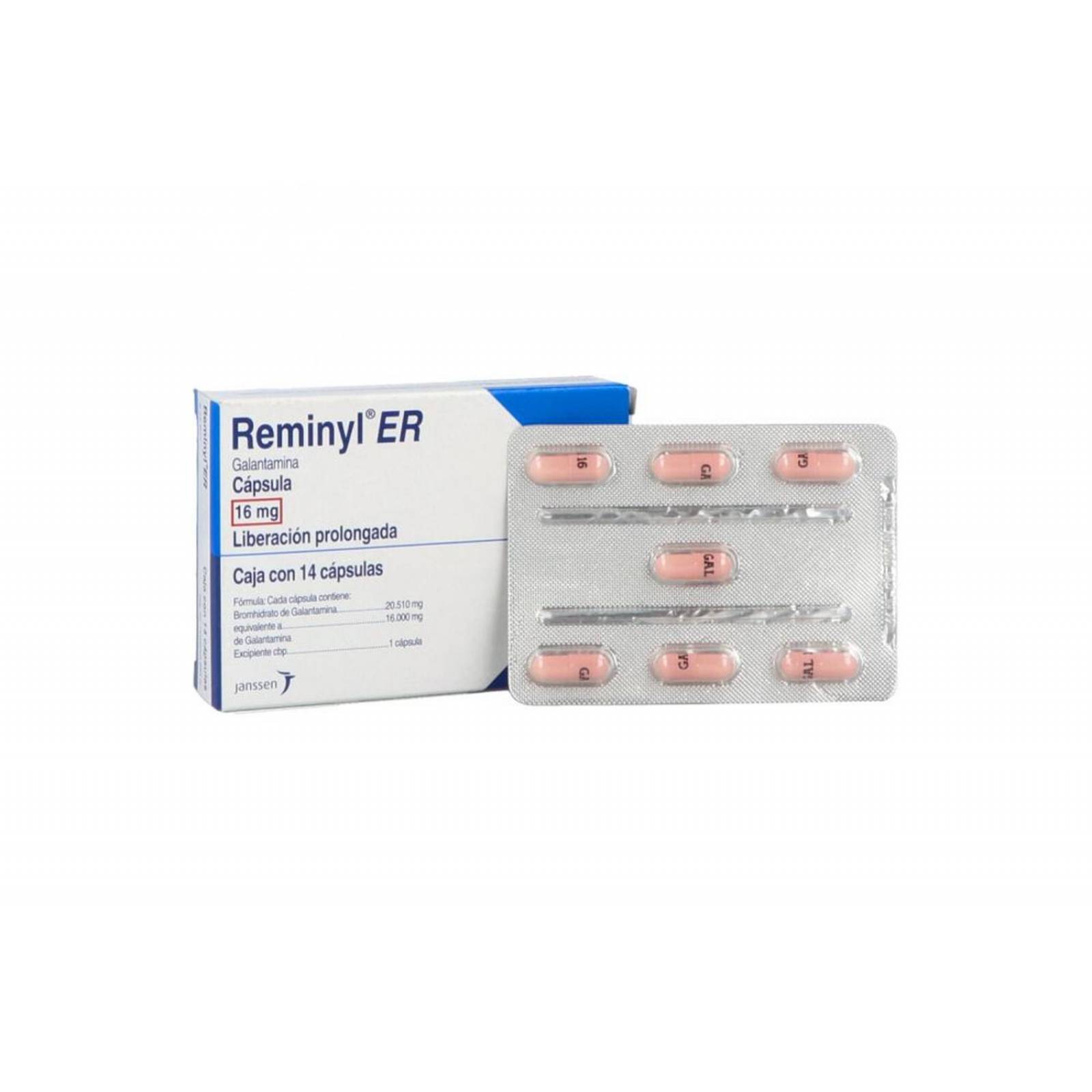 Reminyl ER 16 mg Caja Con 14 Cápsulas 
