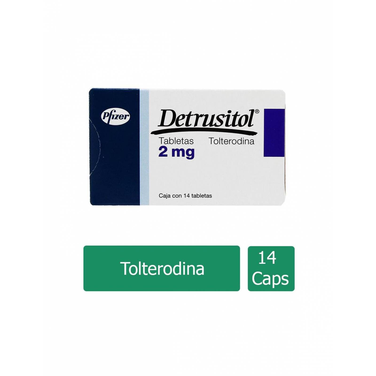Detrusitol 2mg Caja Con 14 Tabletas 