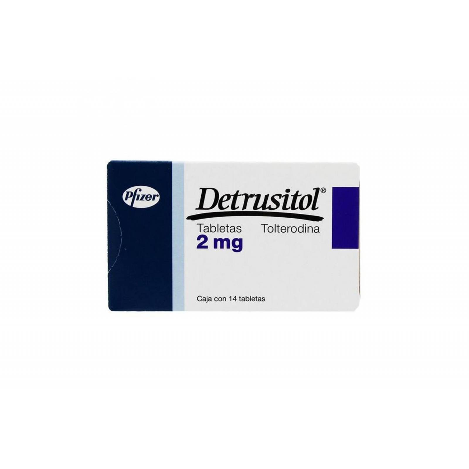 Detrusitol 2mg Caja Con 14 Tabletas 