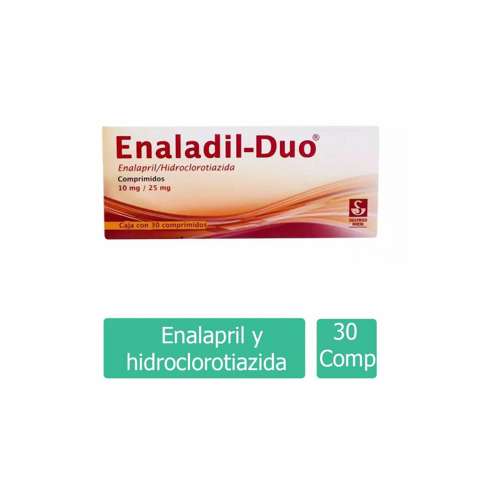 Enaladil Duo 10mg/25mg Con 30 Comprimidos 