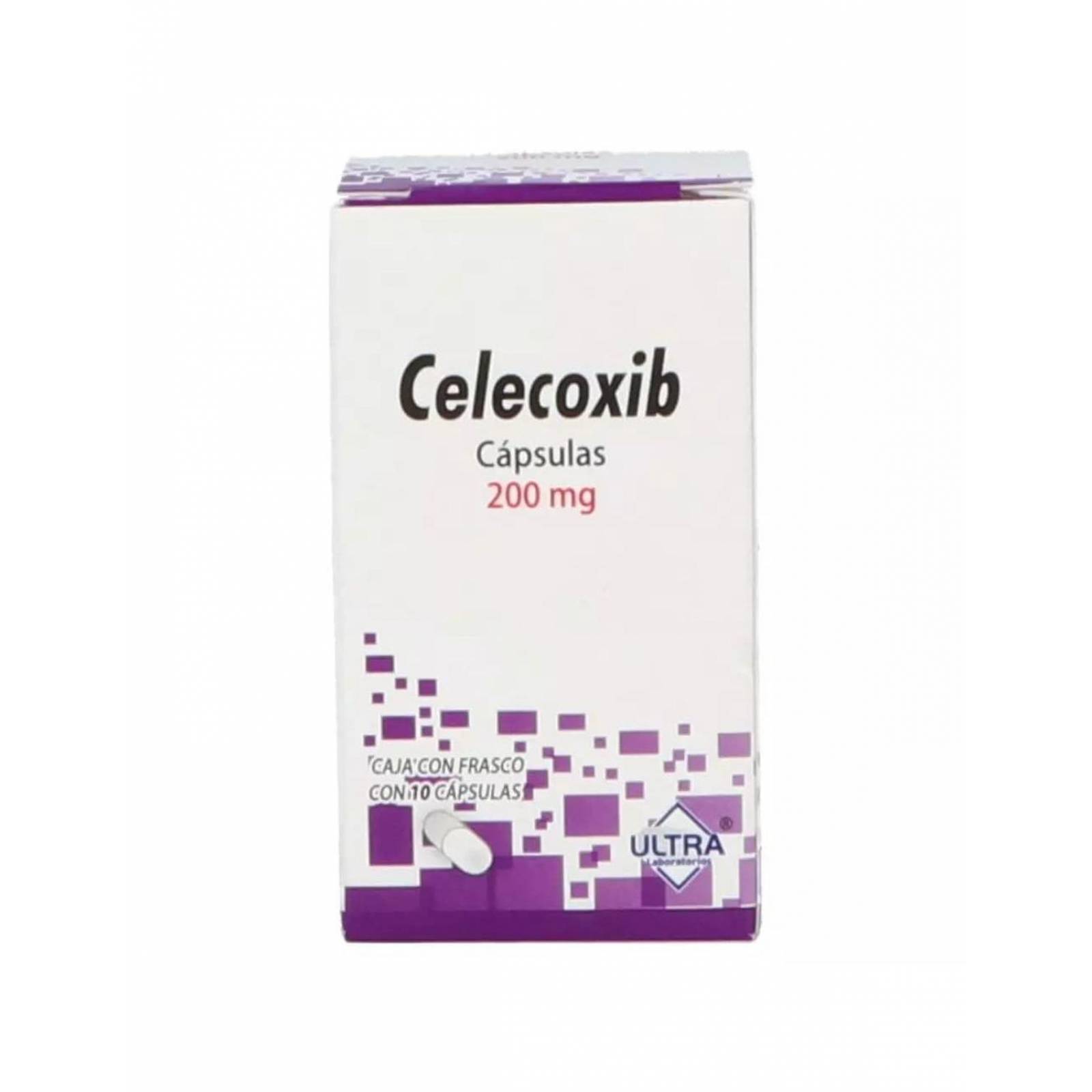 Celecoxib 200 mg Caja Con Frasco Con 10 Cápsulas 
