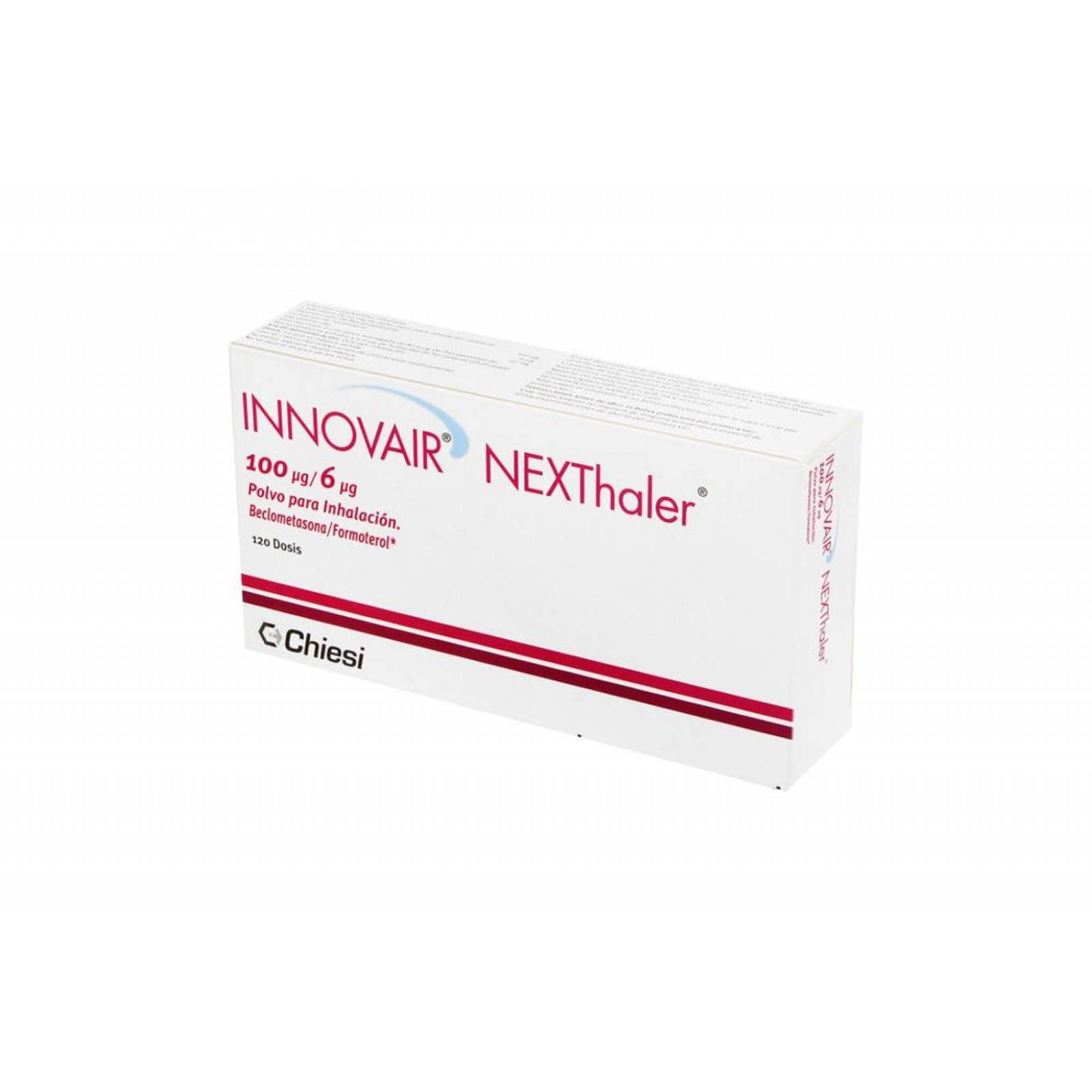 Innovair Nextha Polvo Para Inhalación 100 Mcg/6 Mcg Caja Con 120 Dosis 