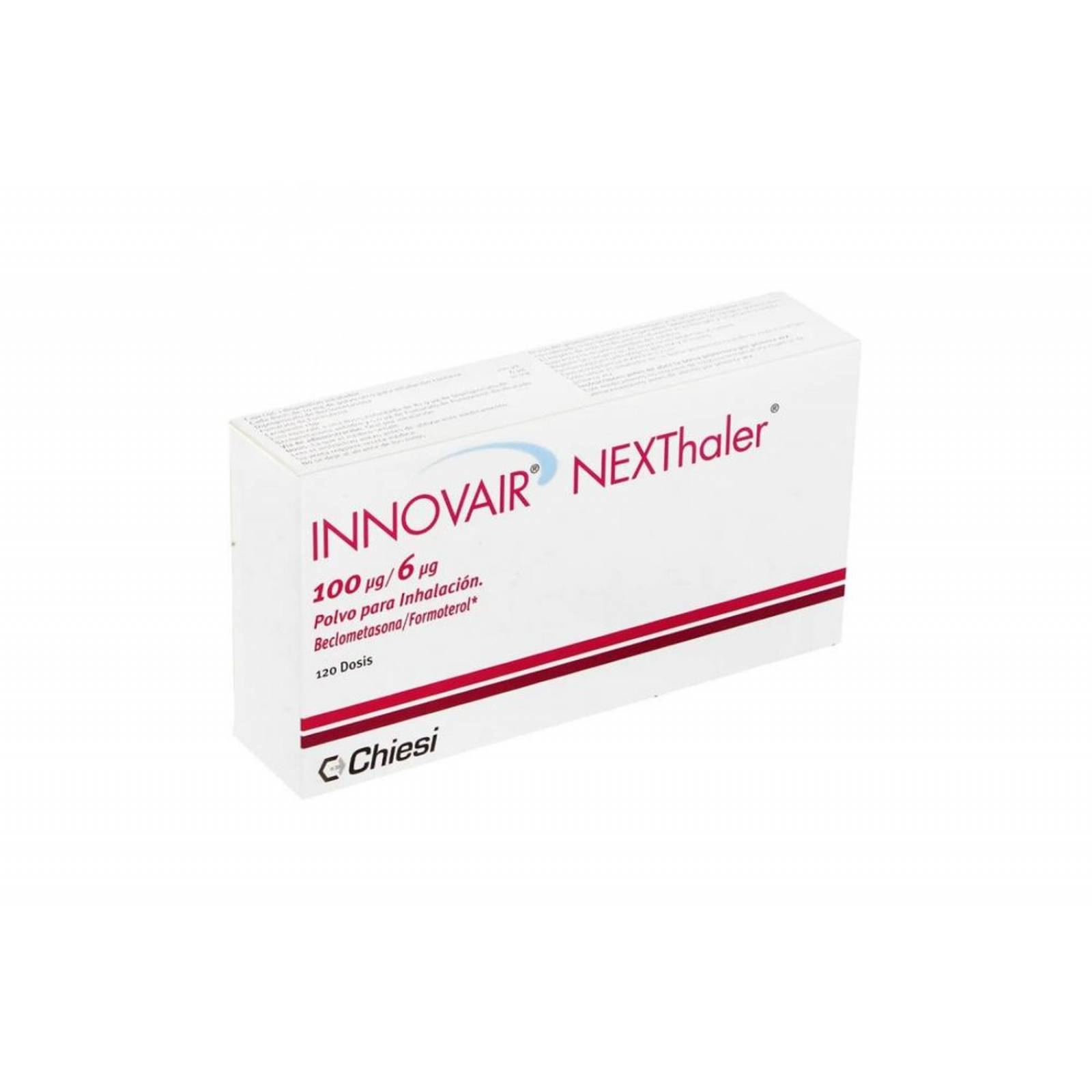 Innovair Nextha Polvo Para Inhalación 100 Mcg/6 Mcg Caja Con 120 Dosis 