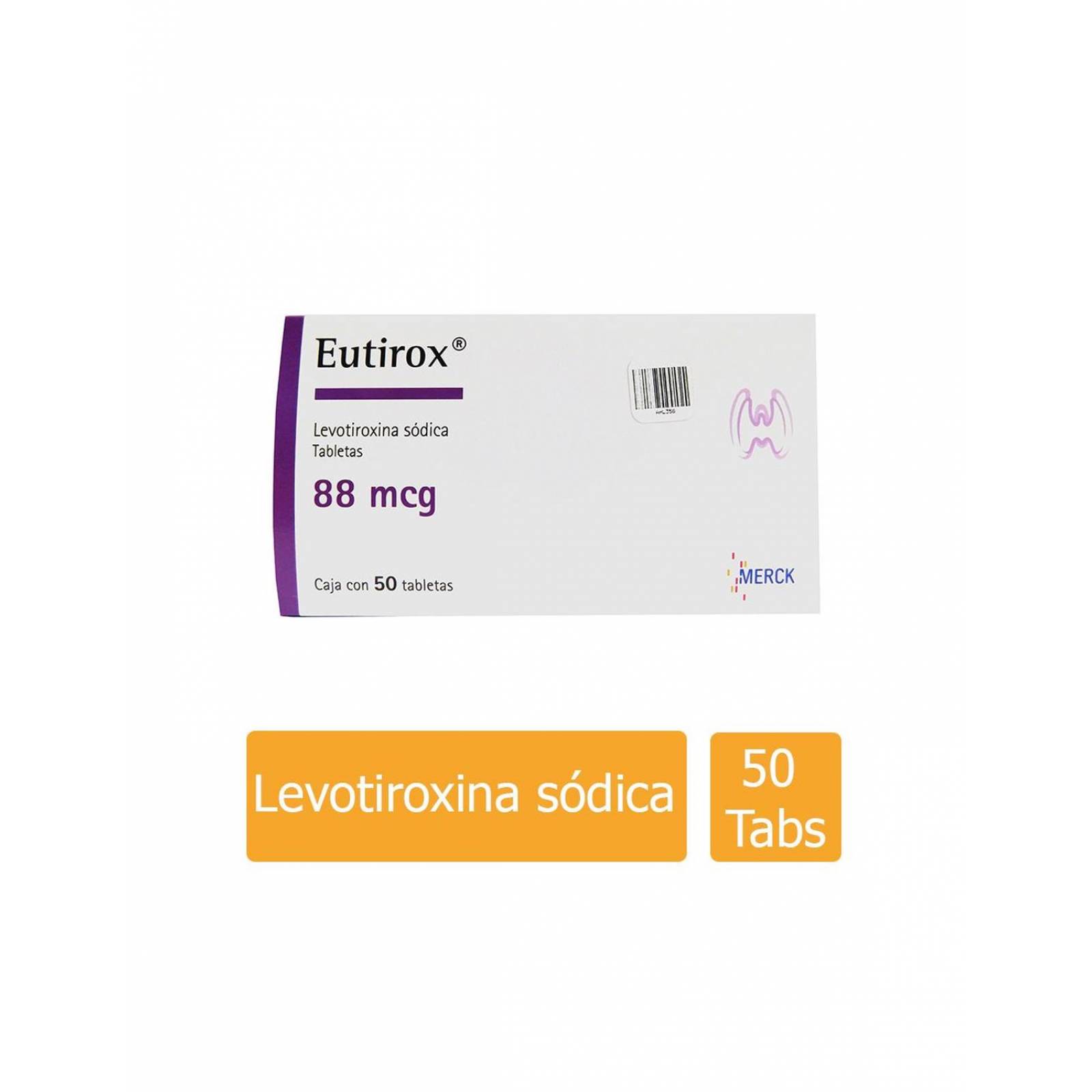 Eutirox 88 Mcg Caja Con 50 Tabletas 