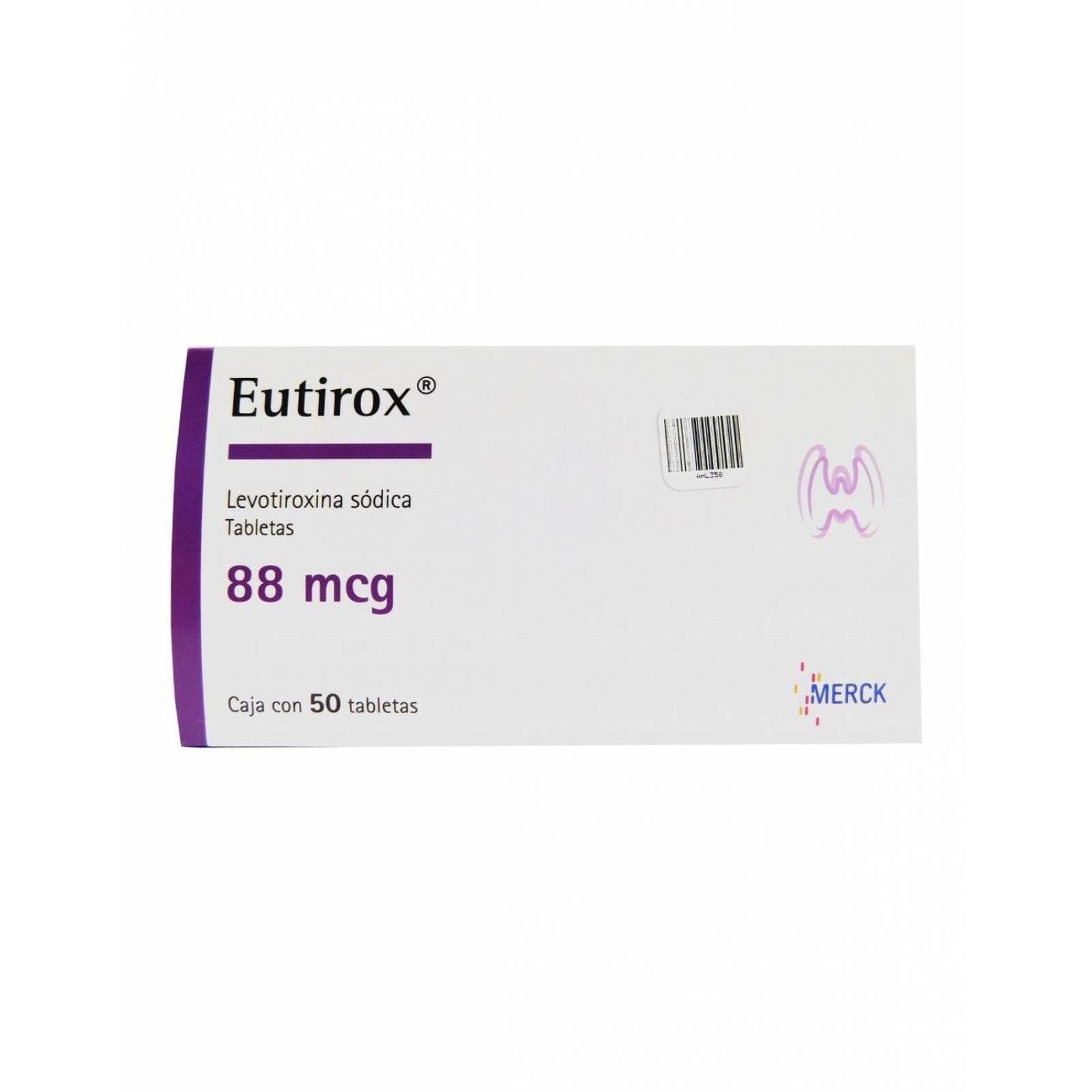 Eutirox 88 Mcg Caja Con 50 Tabletas 