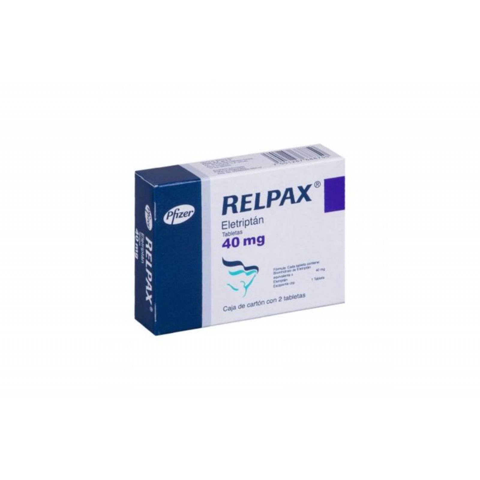Relpax 40 mg Caja Con 2 Tabletas 