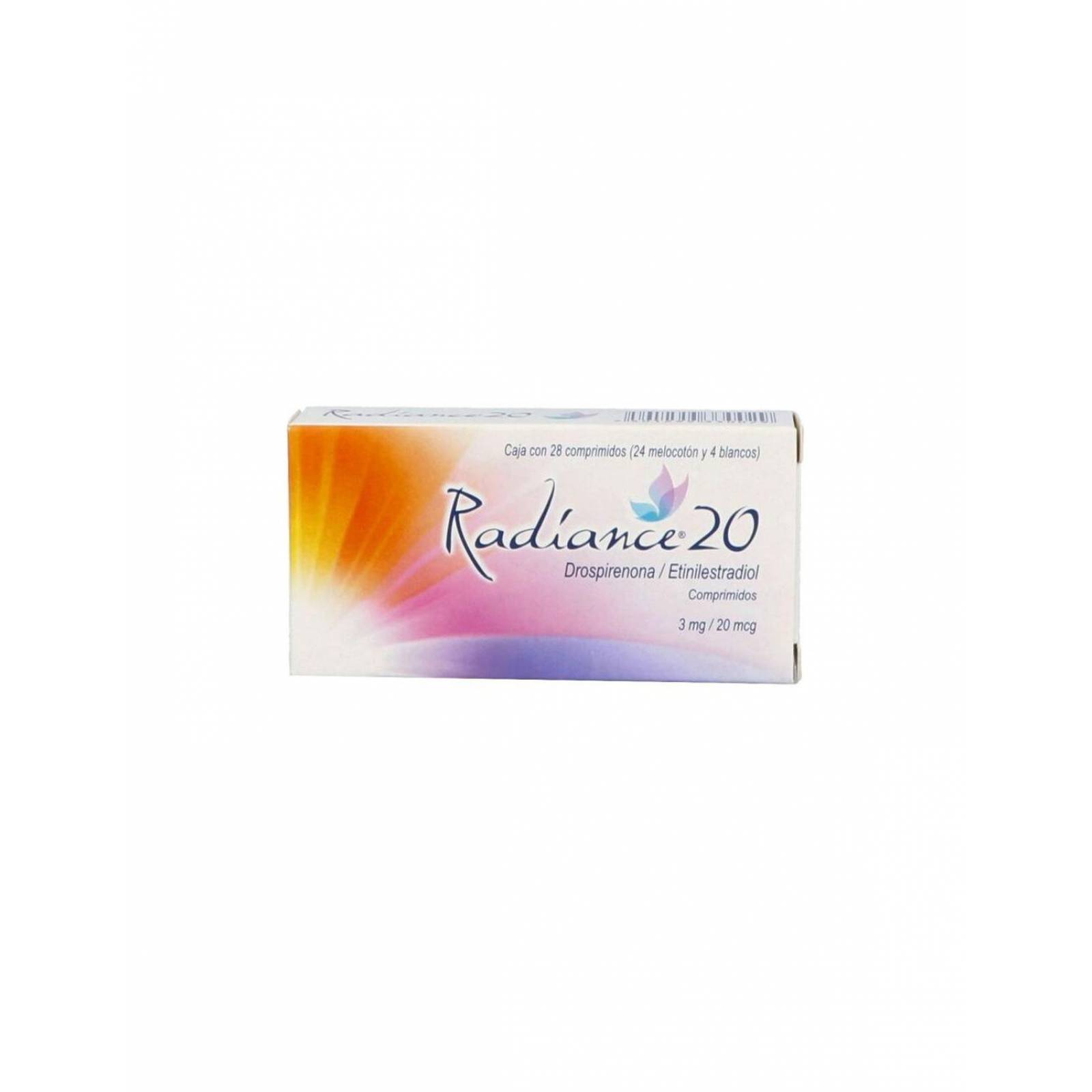 Radiance 20 mcg / 3 mg Caja Con 28 Comprimidos 