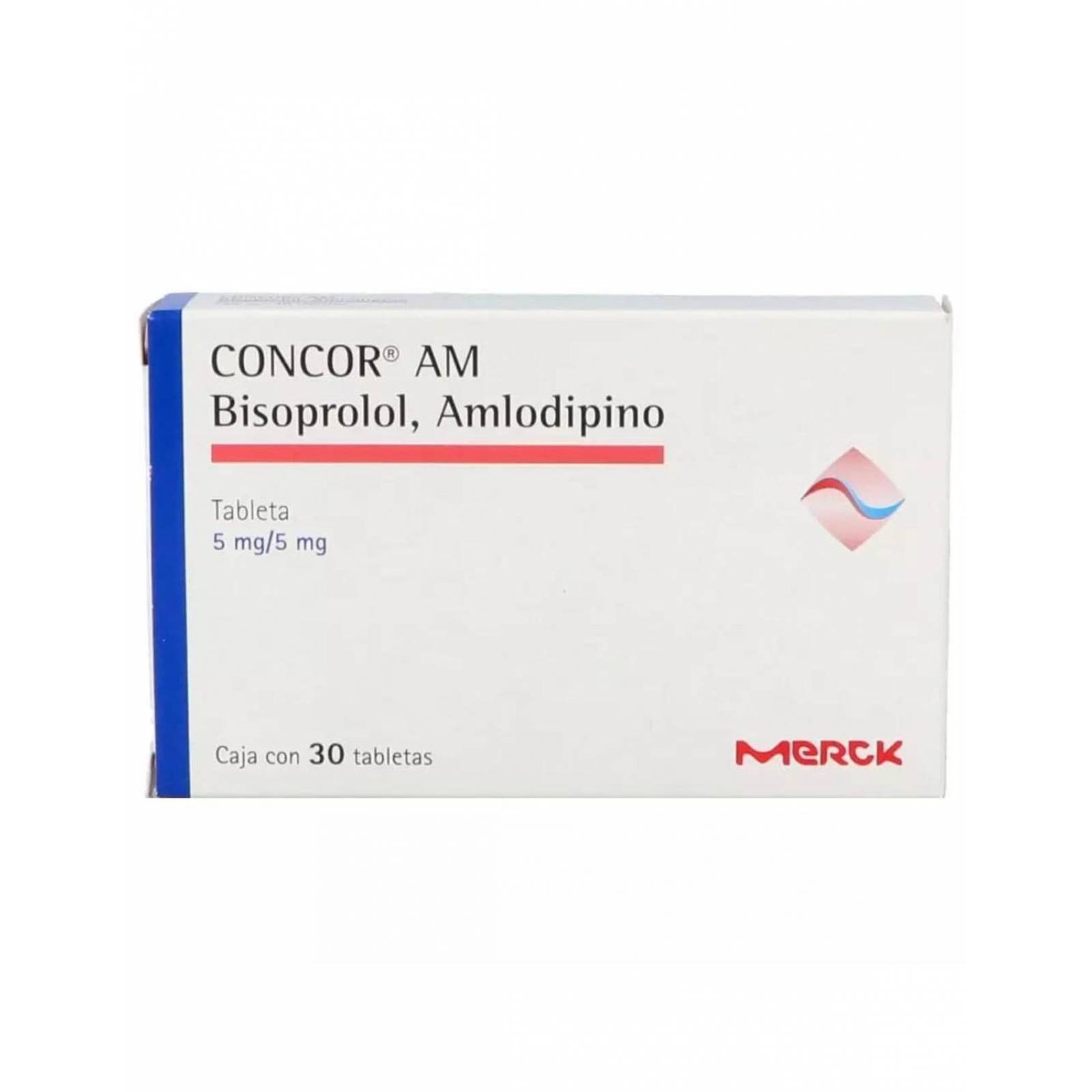Concor Am 5 mg / 5 mg Caja Con 30 Tabletas 