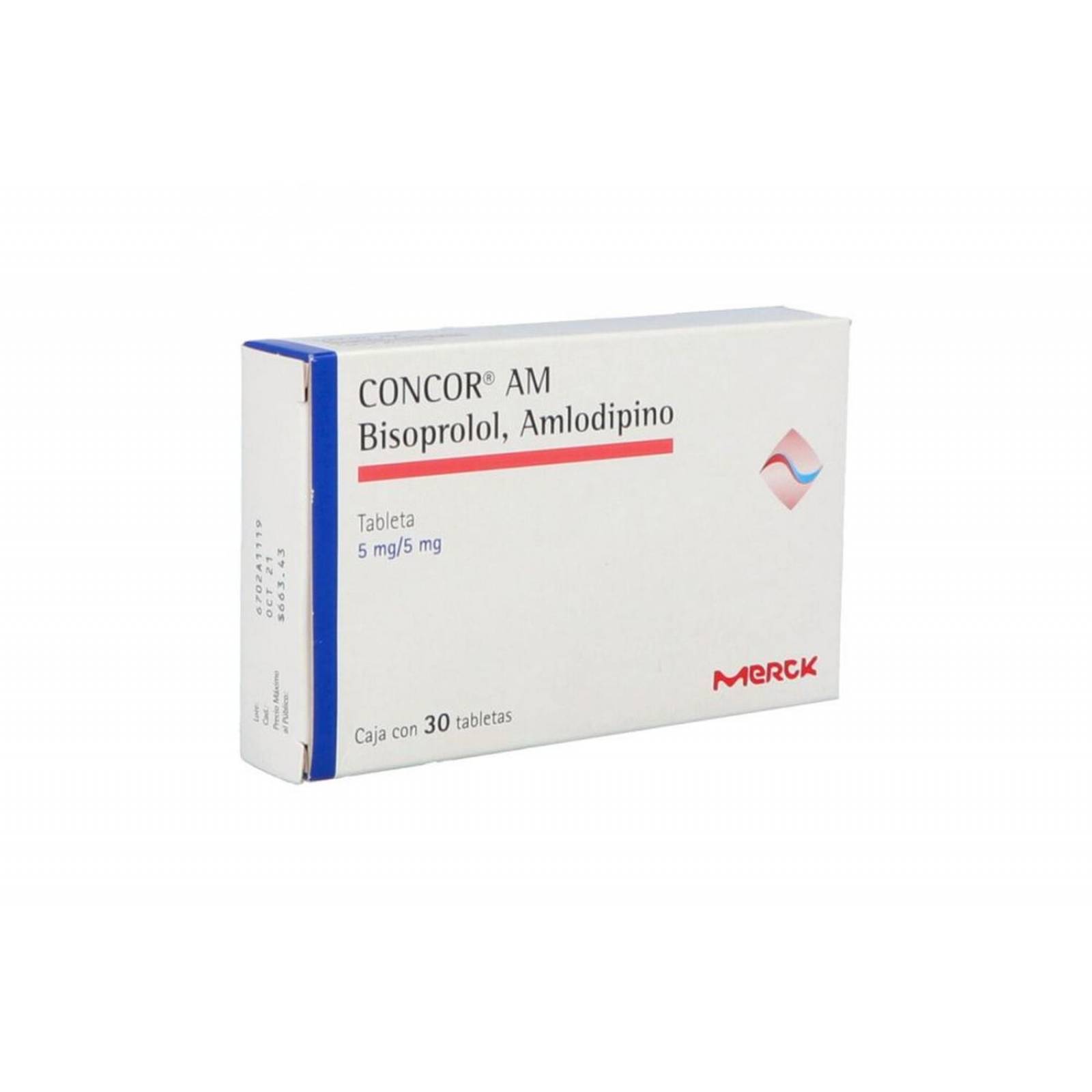 Concor Am 5 mg / 5 mg Caja Con 30 Tabletas 
