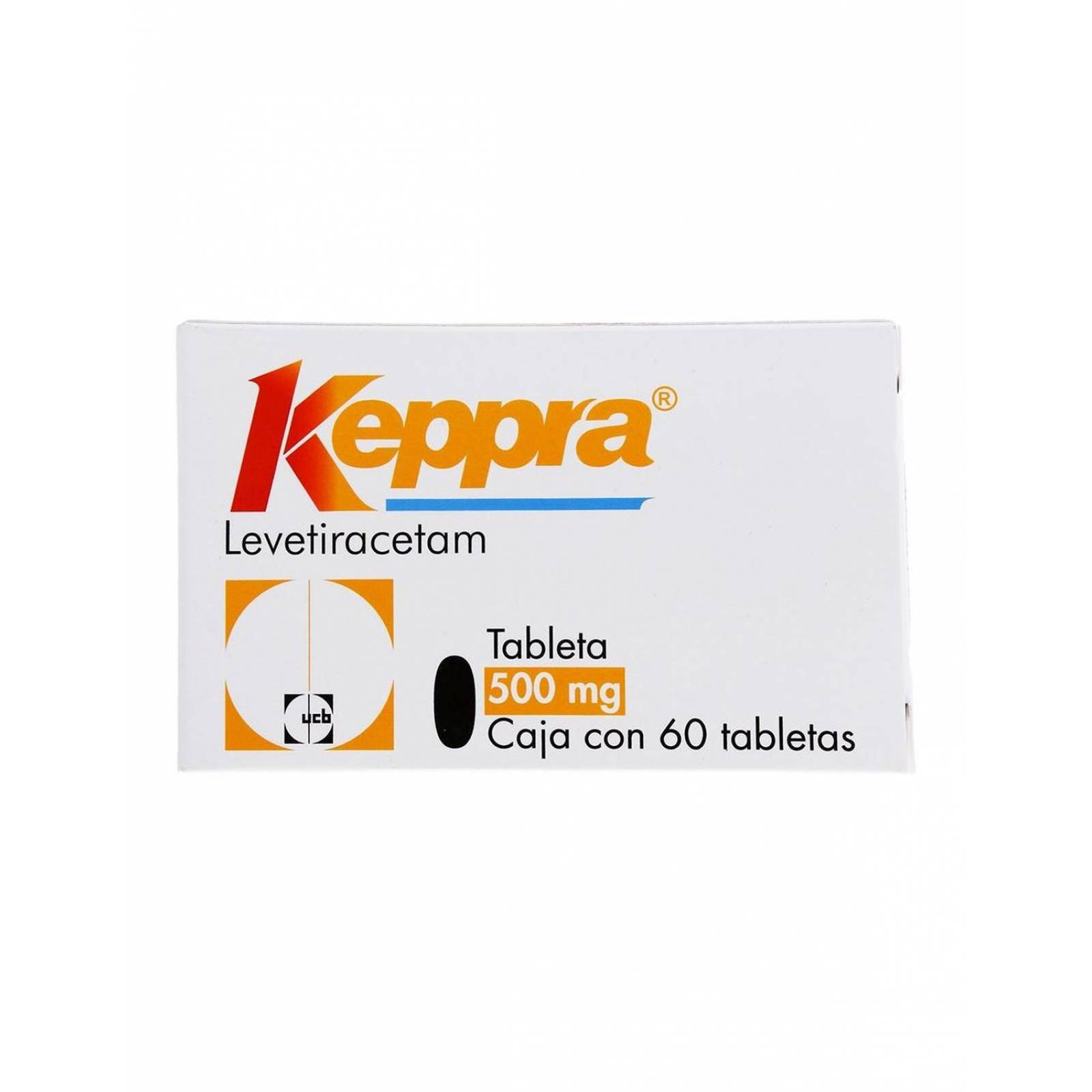 Keppra 500 mg Caja Con 60 Tabletas 