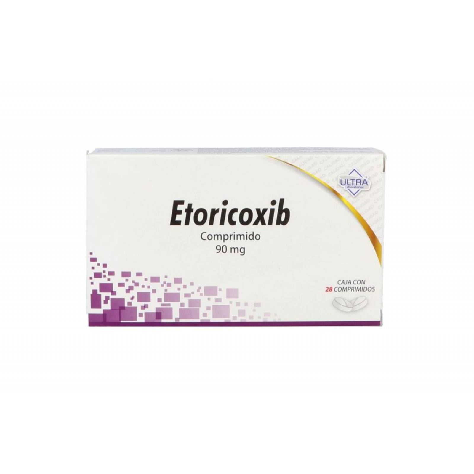 Etoricoxib 90 mg Caja Con 28 Comprimidos 