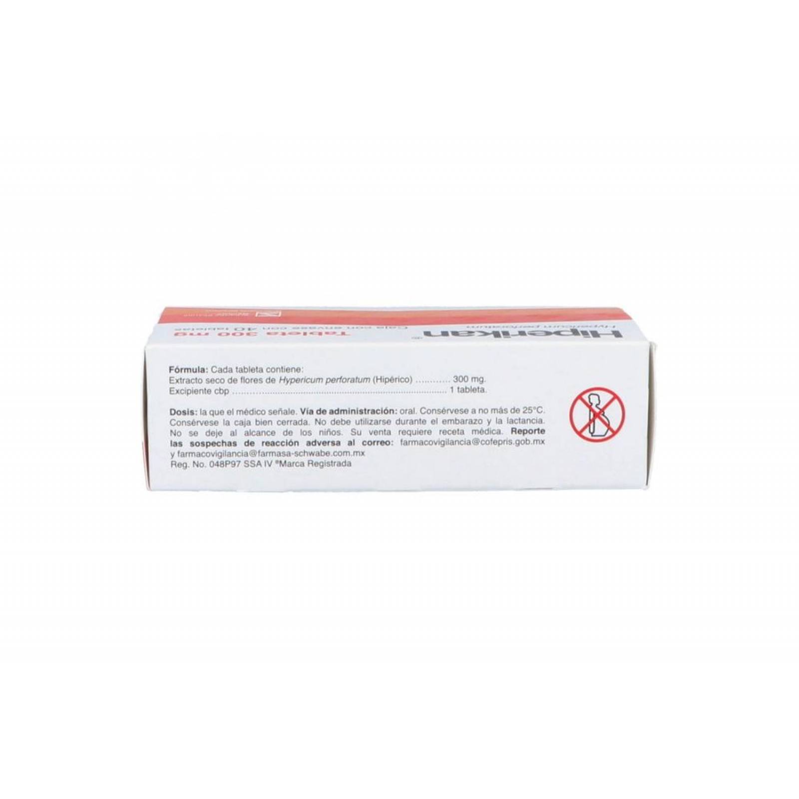 Hiperikan 300mg Caja Con 40 Tabletas 