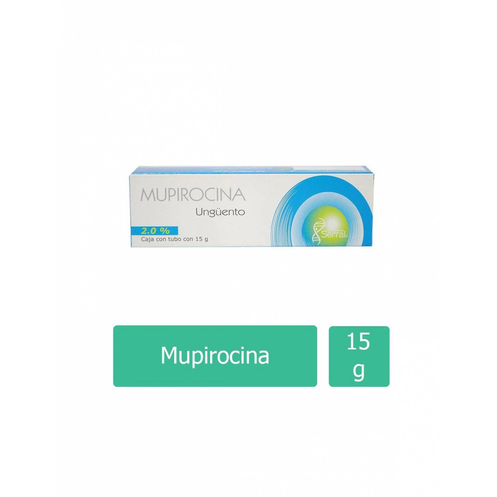 MUPIROCINA 2% UNGÜENTO C/15 GRS 
