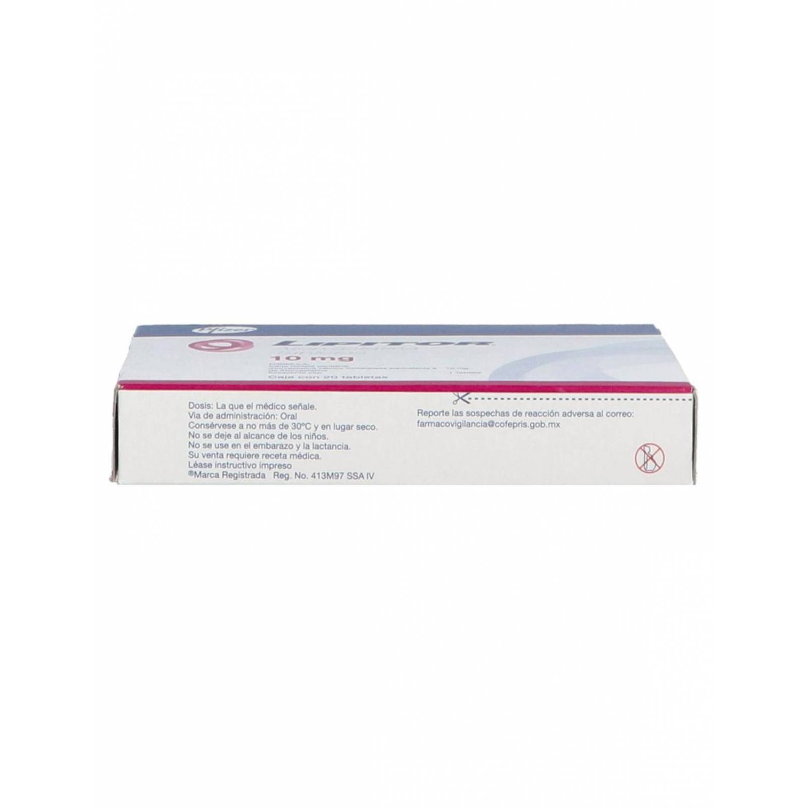 Lipitor 10 mg Caja Con 20 Tabletas 