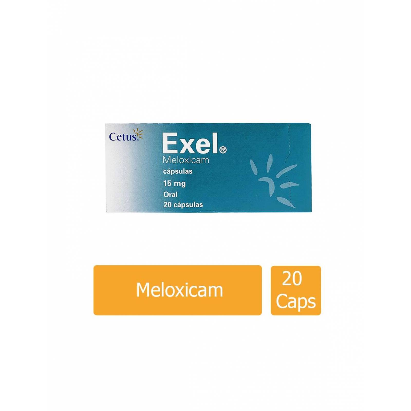 Exel 15 mg Caja Con 20 Cápsulas 