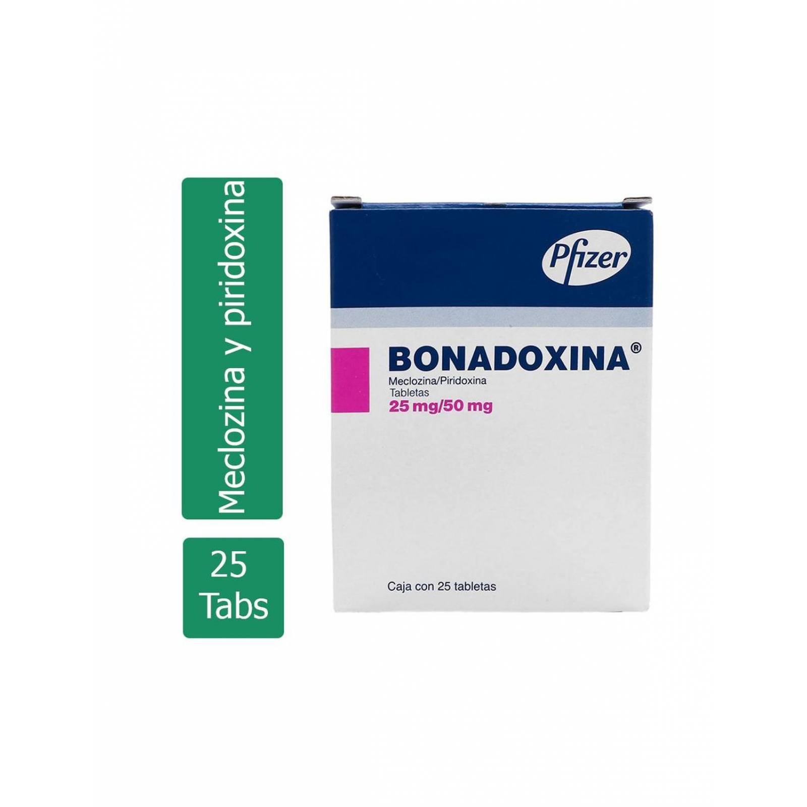 Bonadoxina 25 mg Caja Con 25 Tabletas 