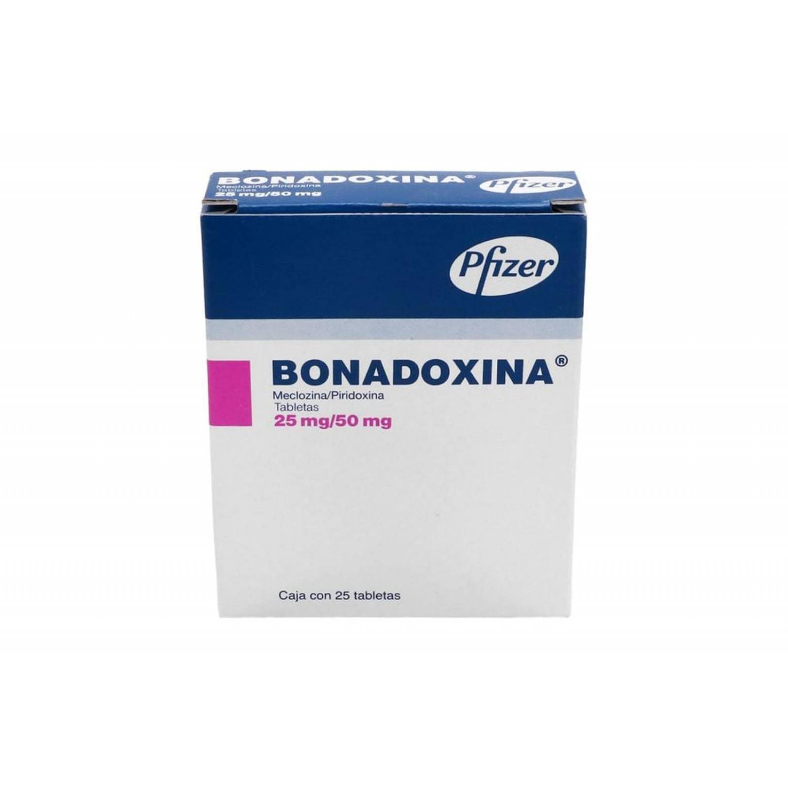 Bonadoxina 25 mg Caja Con 25 Tabletas 