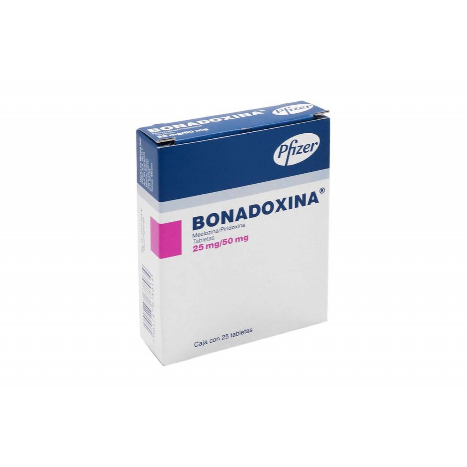 Bonadoxina 25 mg Caja Con 25 Tabletas 