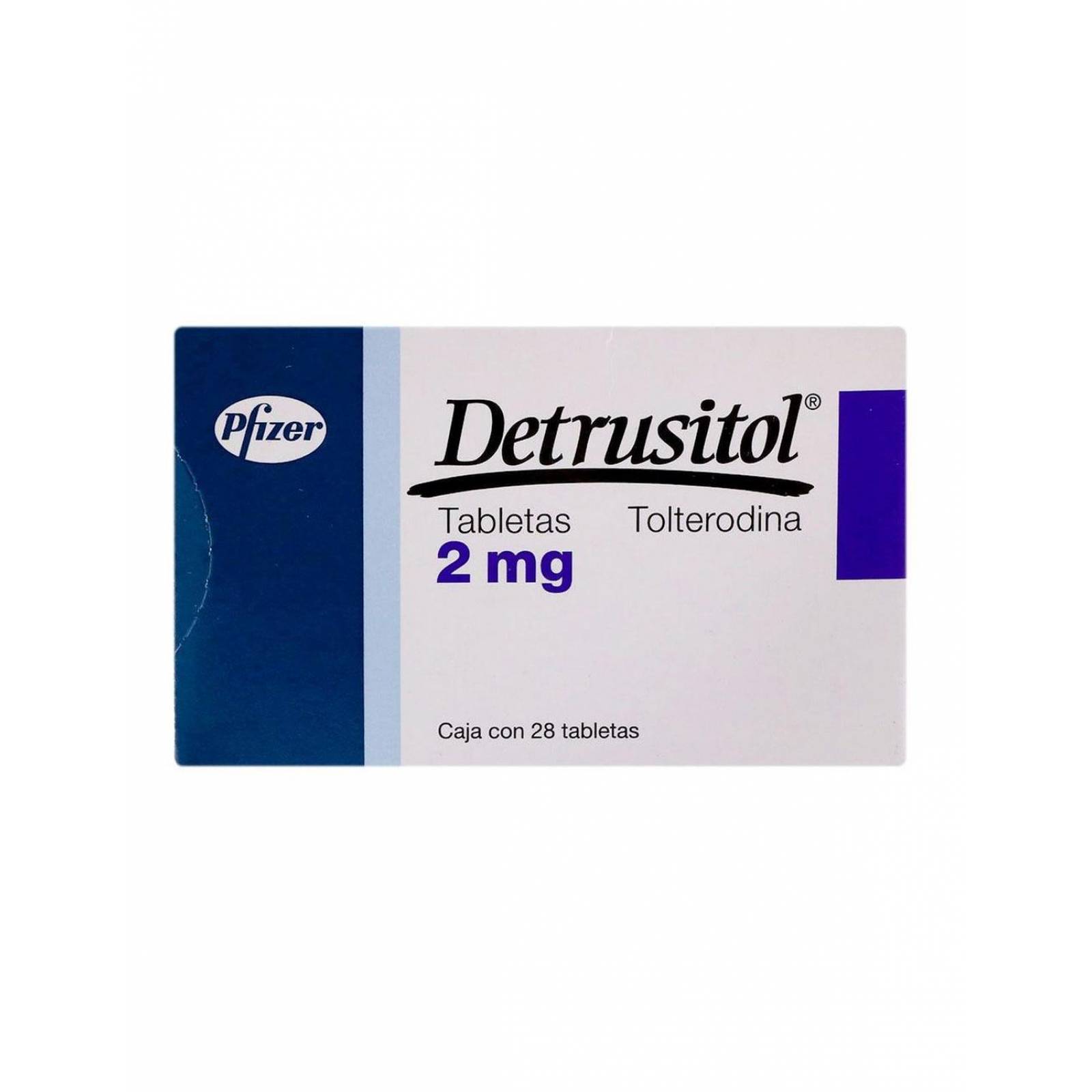 Detrusitol 2 mg Caja Con 28 Tabletas 