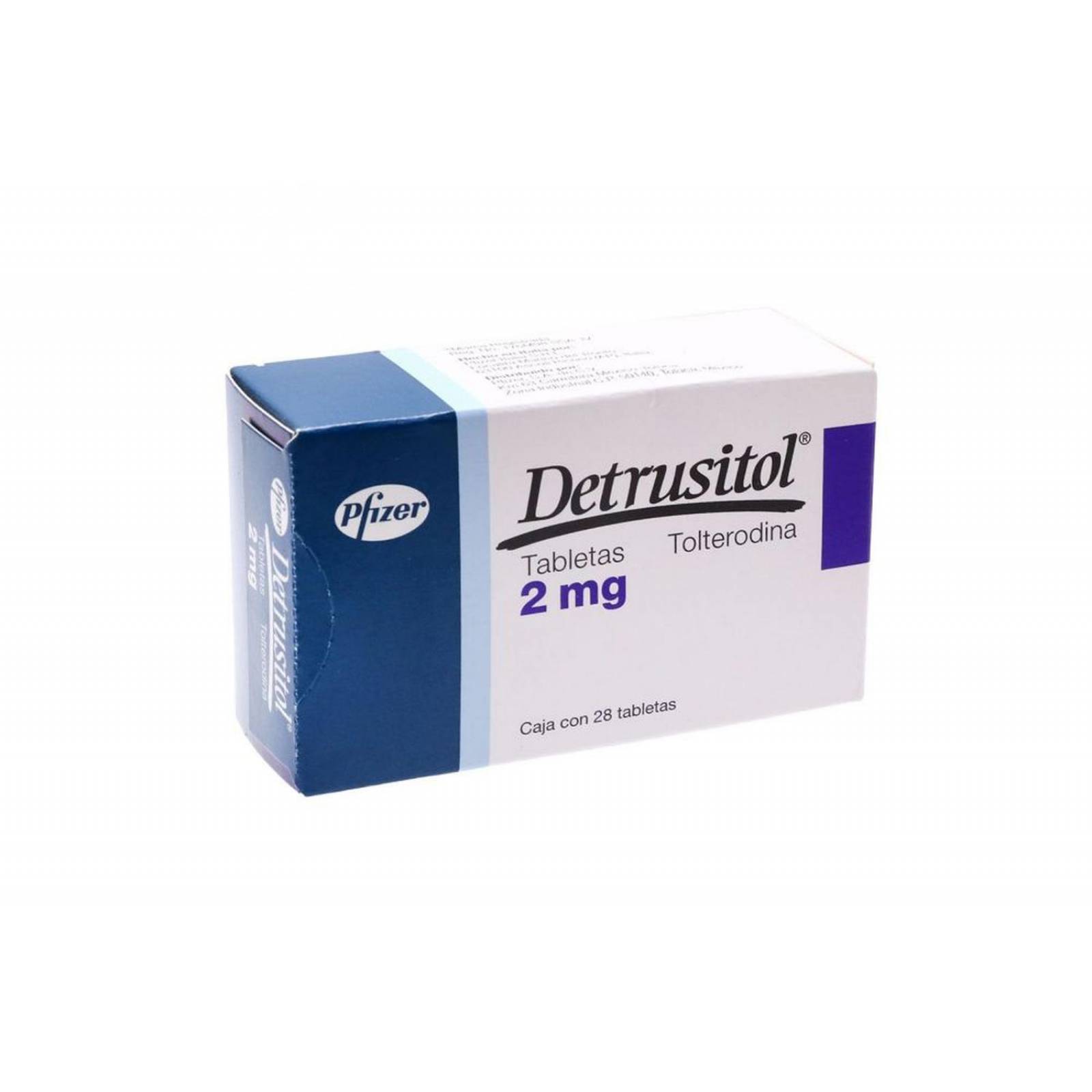 Detrusitol 2 mg Caja Con 28 Tabletas 