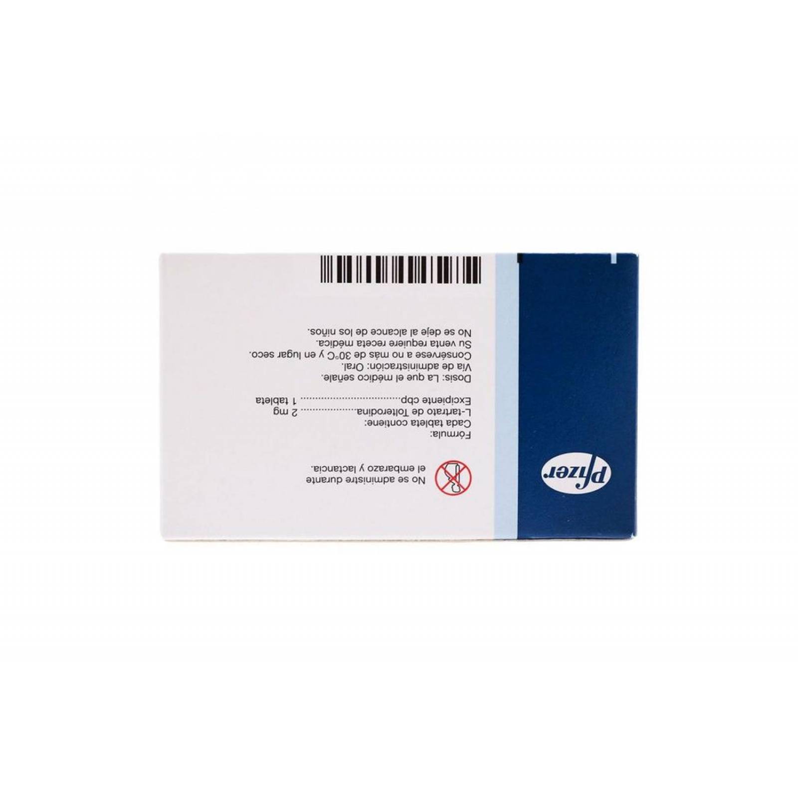 Detrusitol 2 mg Caja Con 28 Tabletas 