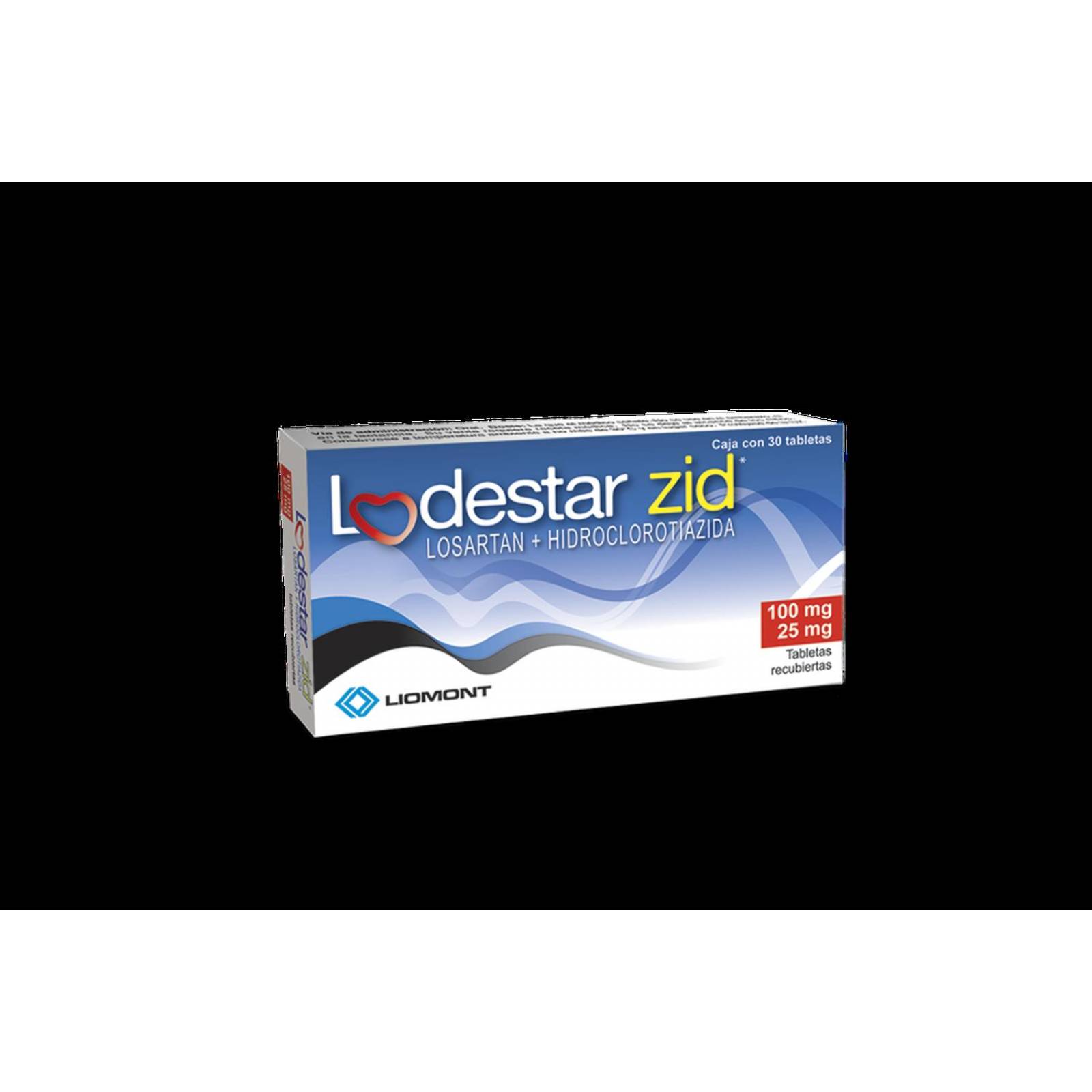 Lodestar Zid 100 mg / 25 Mg Caja Con 30 Tabletas Recubiertas 