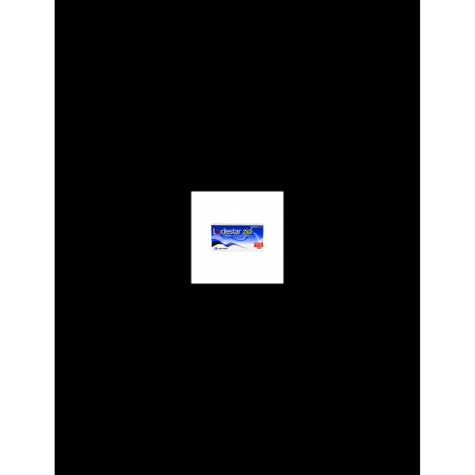 Lodestar Zid 100 mg / 25 Mg Caja Con 30 Tabletas Recubiertas 