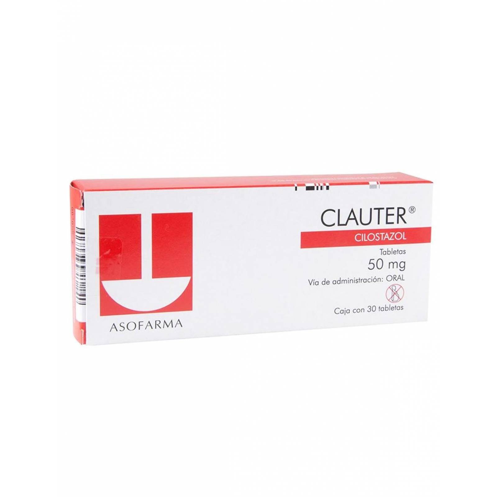 Clauter 50 mg Caja Con 30 Tabletas 