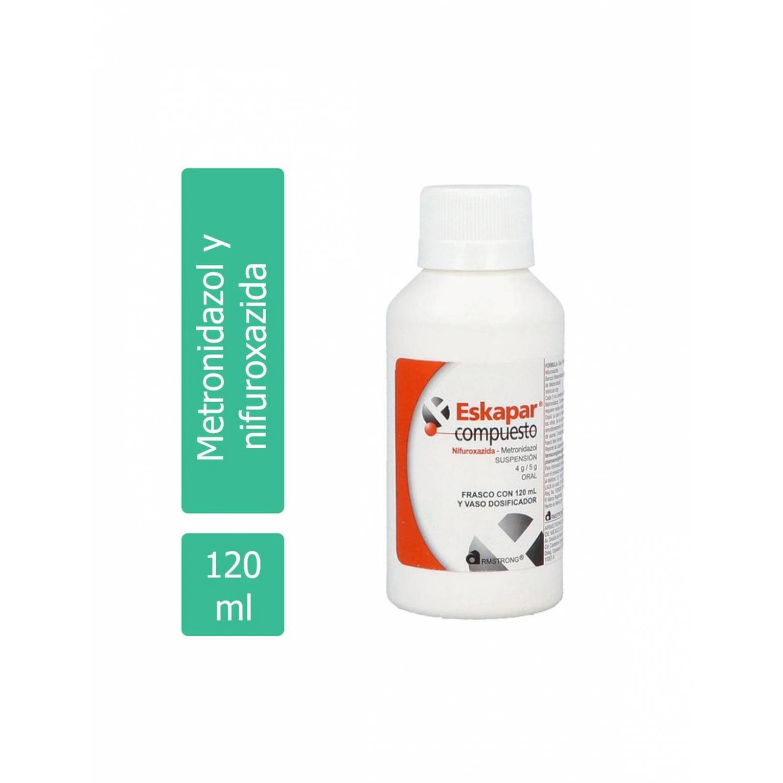 Eskapar Compuesto Suspensión Frasco Con 120 mL y Vaso Dosificador 