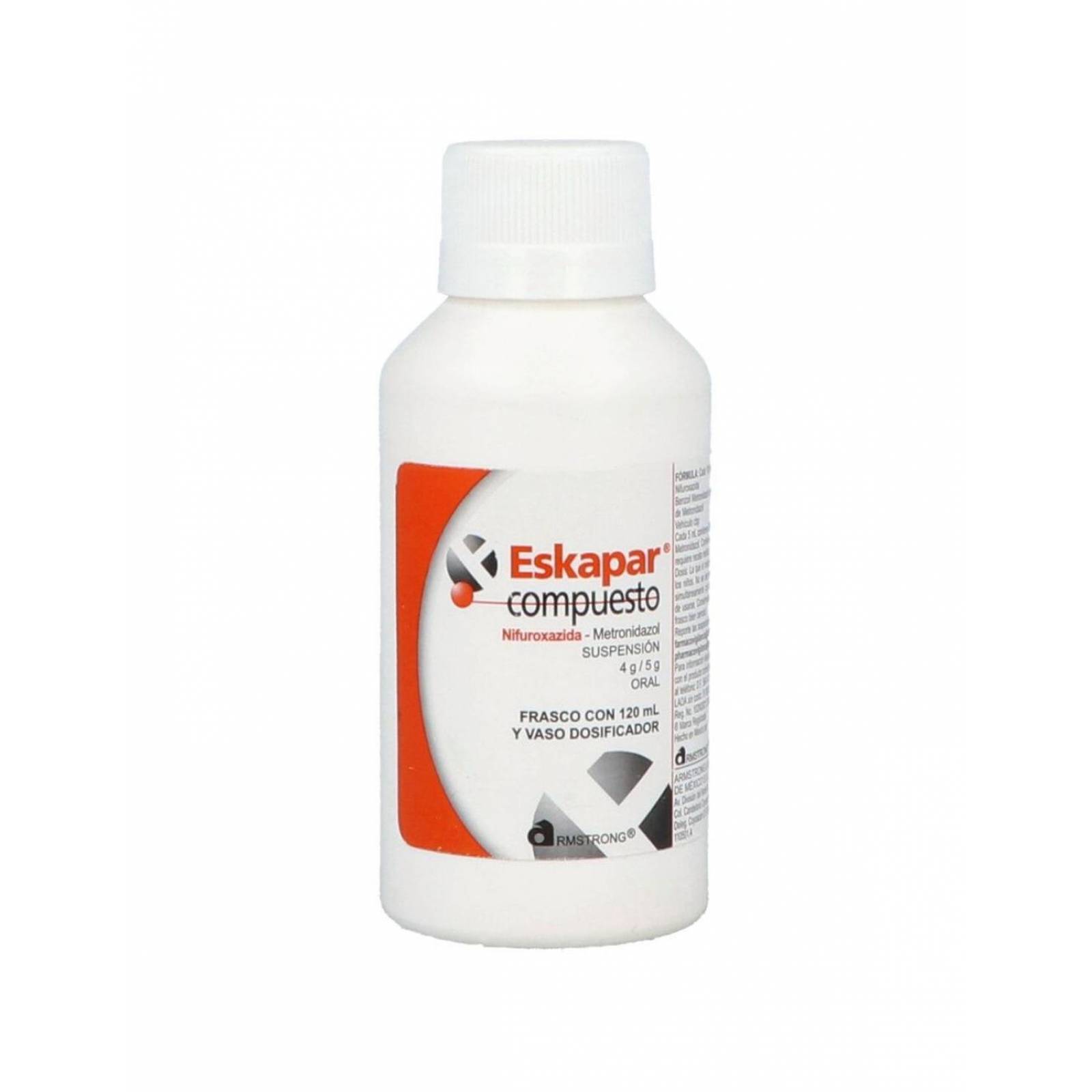 Eskapar Compuesto Suspensión Frasco Con 120 mL y Vaso Dosificador 