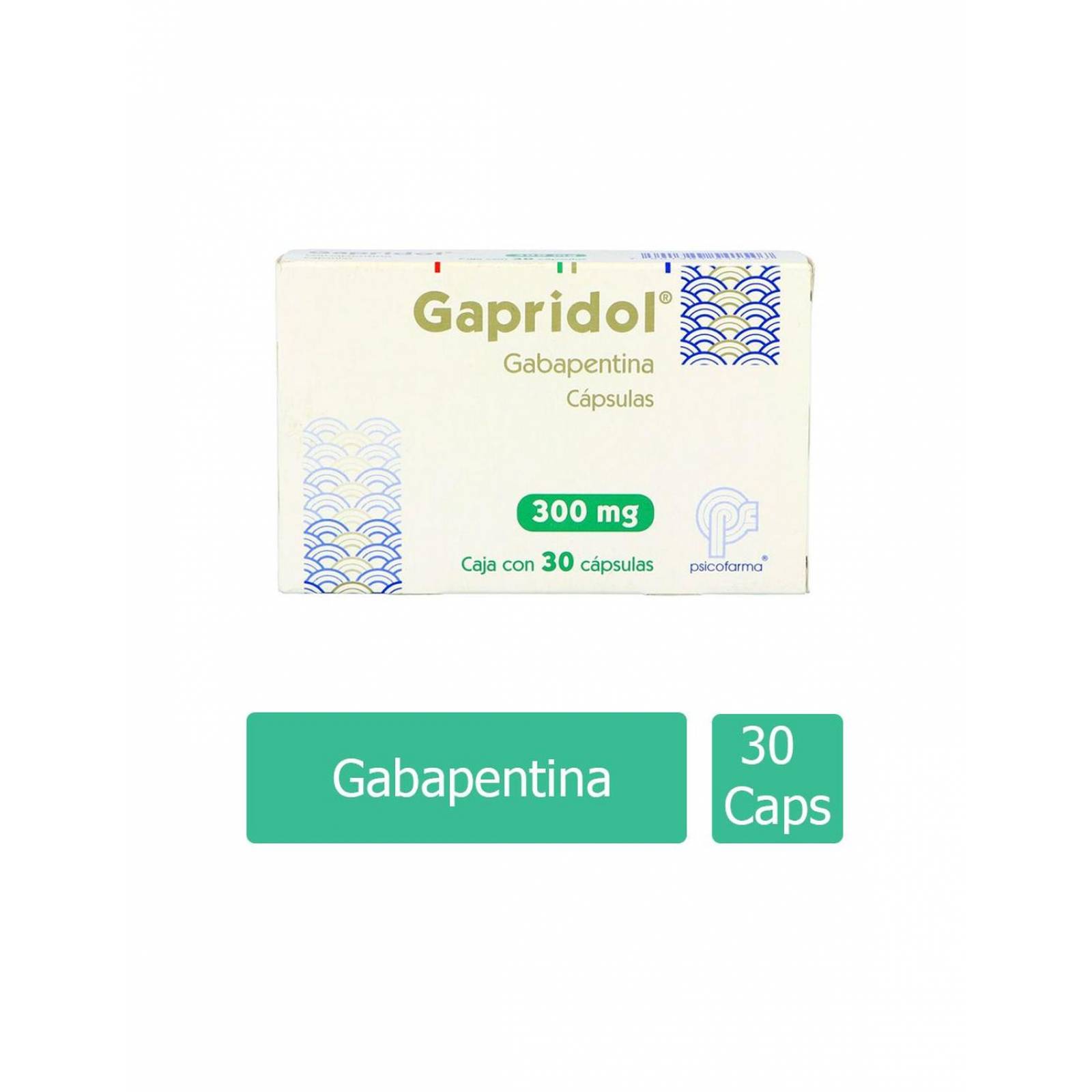Gapridol 300 mg Caja Con 30 Cápsulas 