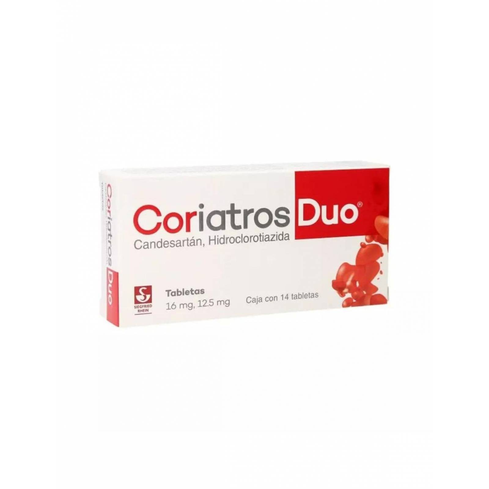 Coriatros Duo 16/12.5 mg Con 14 Tabletas 