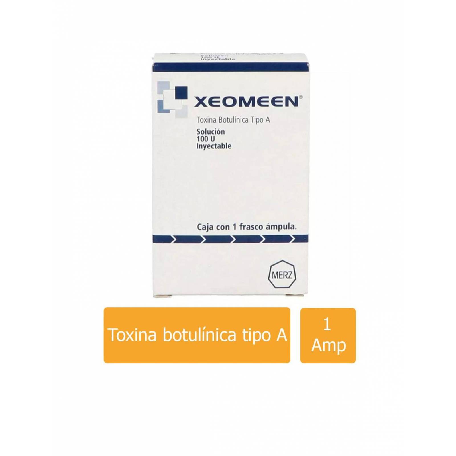 Xeomeen 100 U Caja Con Frasco Ámpula 