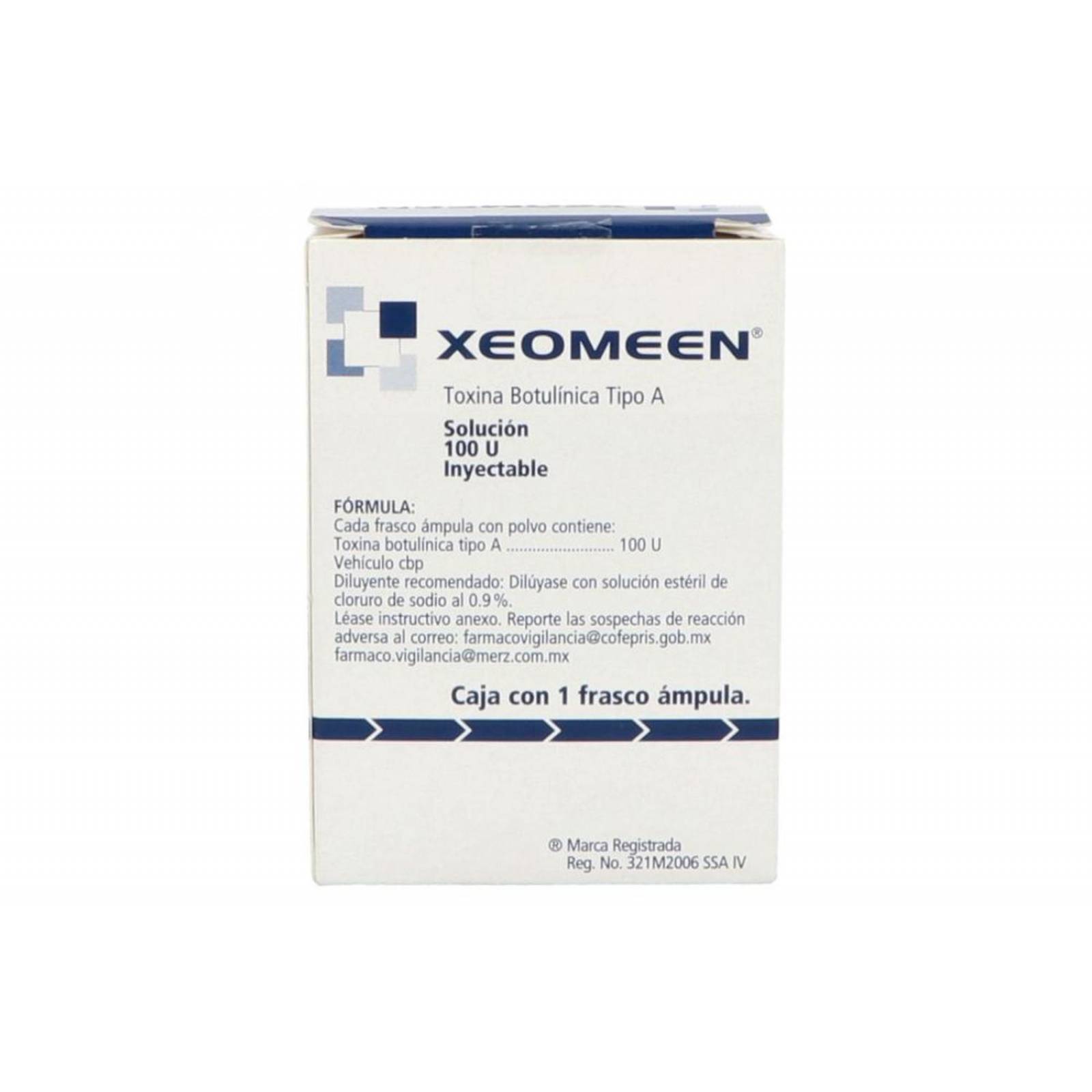 Xeomeen 100 U Caja Con Frasco Ámpula 