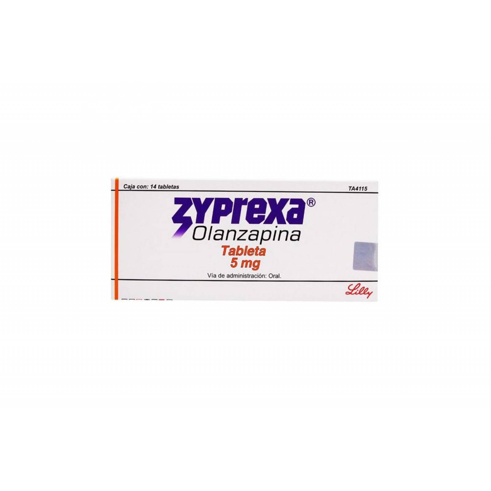 Zyprexa 5 mg Caja Con 14 Tabletas 