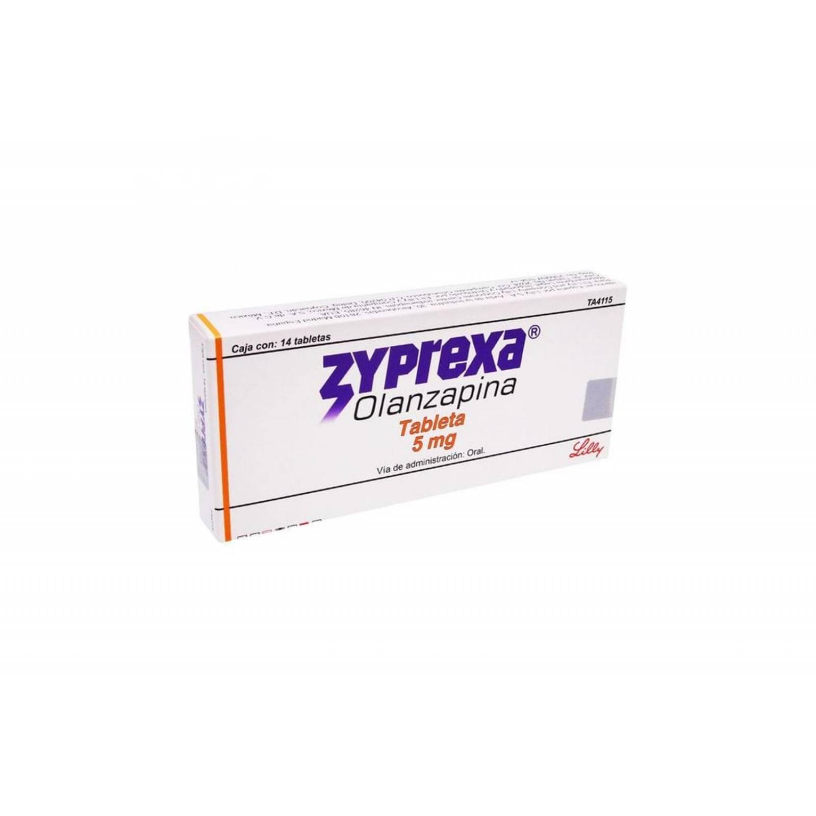 Zyprexa 5 mg Caja Con 14 Tabletas 