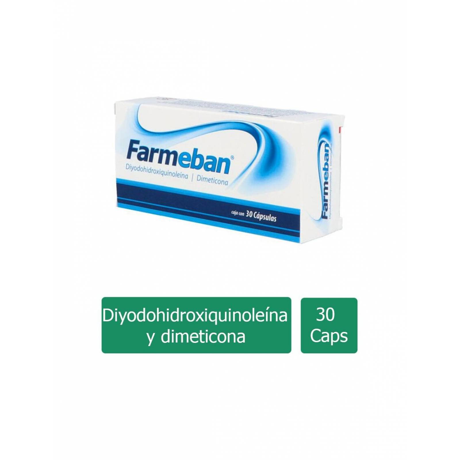 Farmeban 500mg/100mg Caja Con 30 Cápsulas 