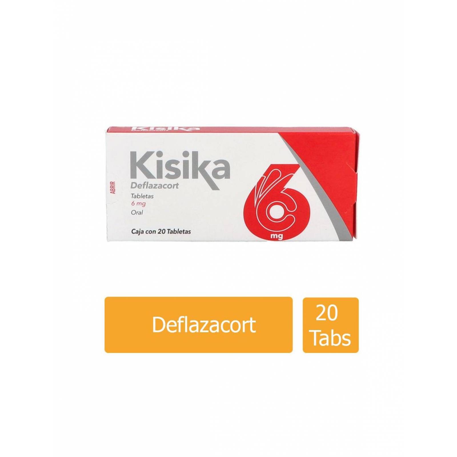 Kisika 6 mg Caja Con 20 Tabletas 