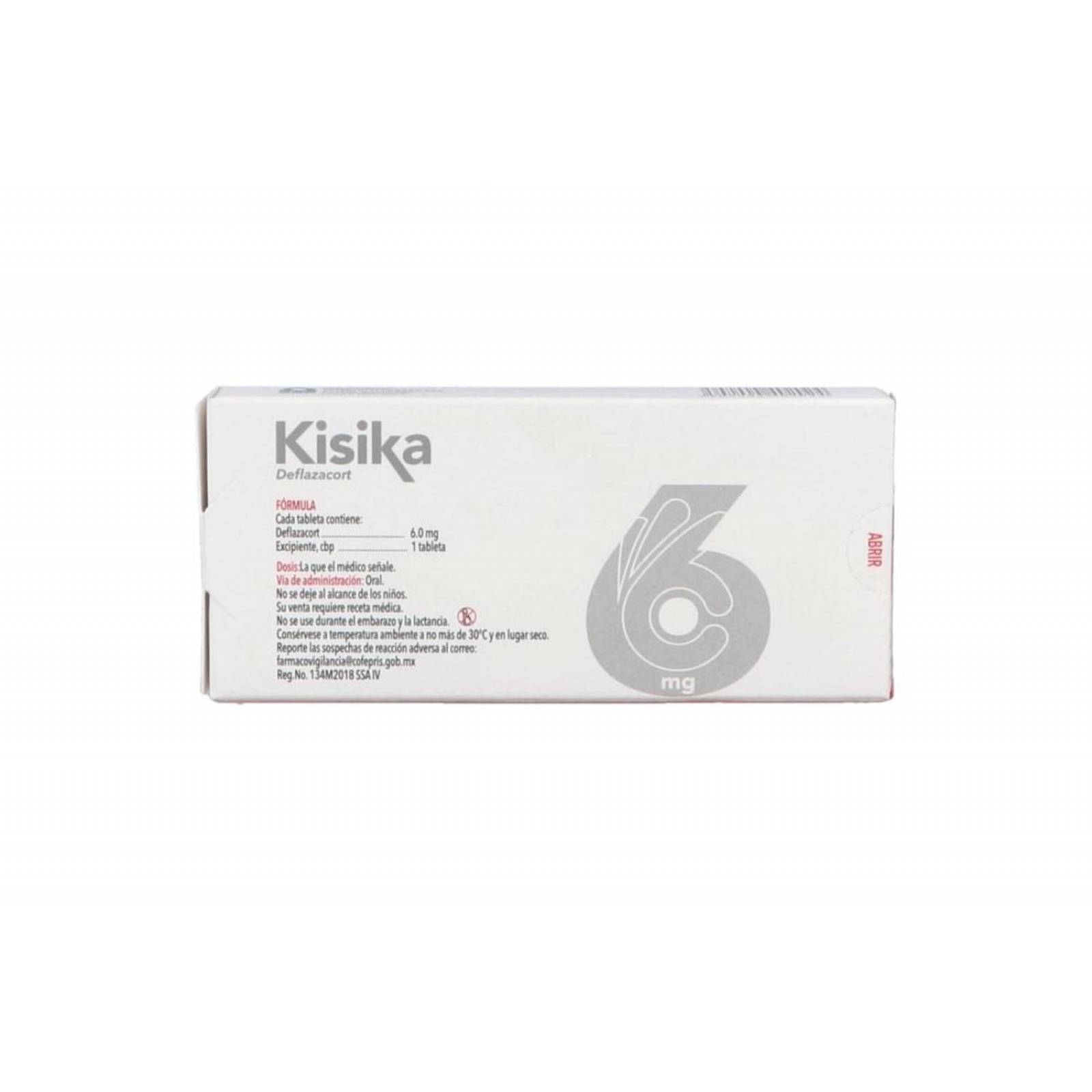 Kisika 6 mg Caja Con 20 Tabletas 