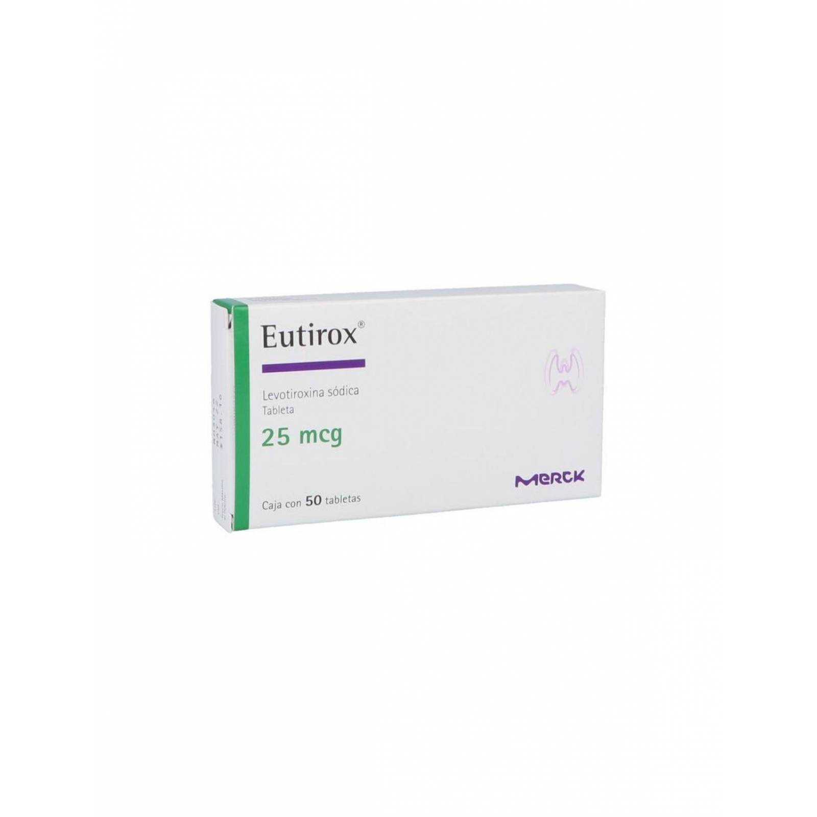 Eutirox 25 mcg Caja Con 50 Tabletas 