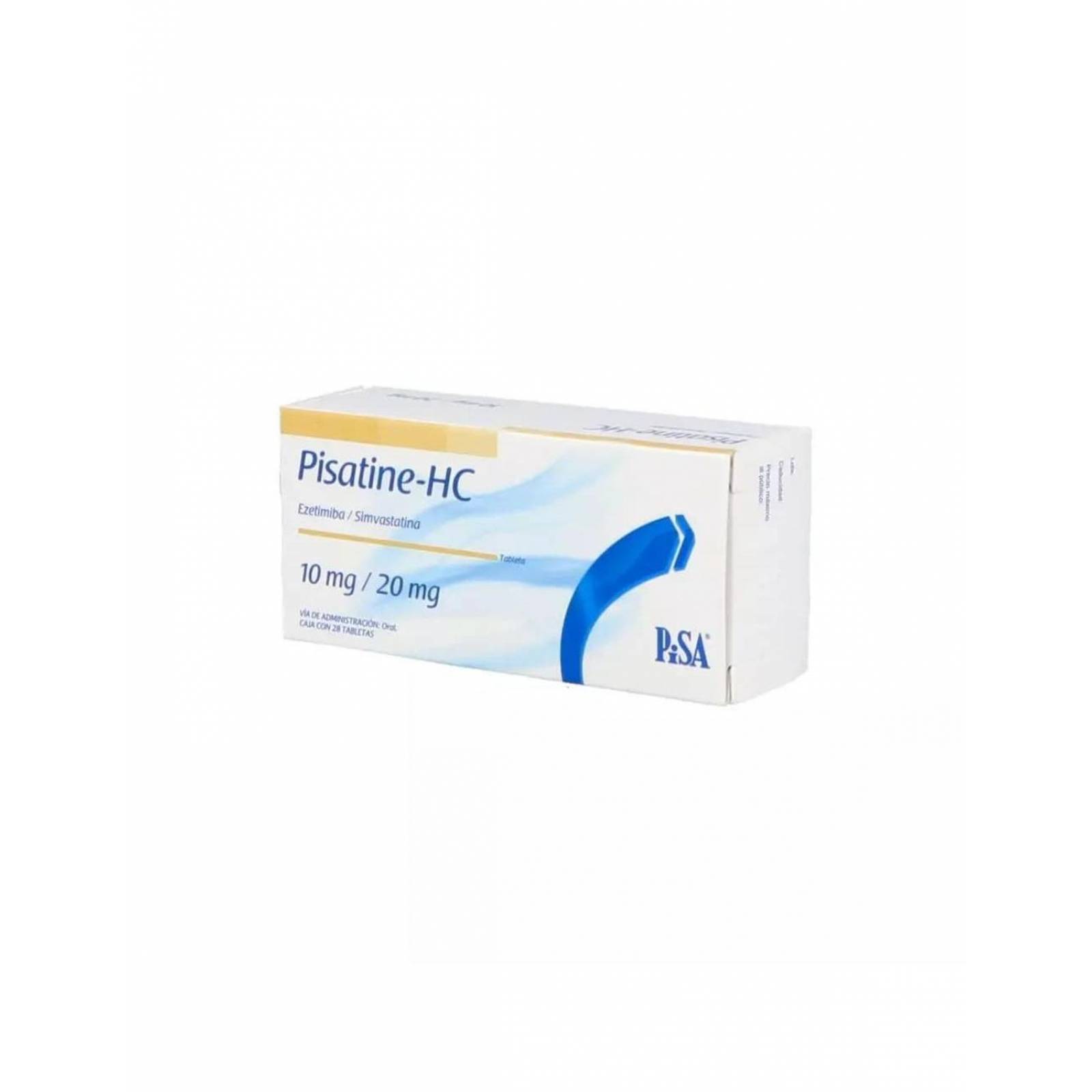 Pisatine -HC 10 mg / 20 mg Caja Con 28 Tabletas 